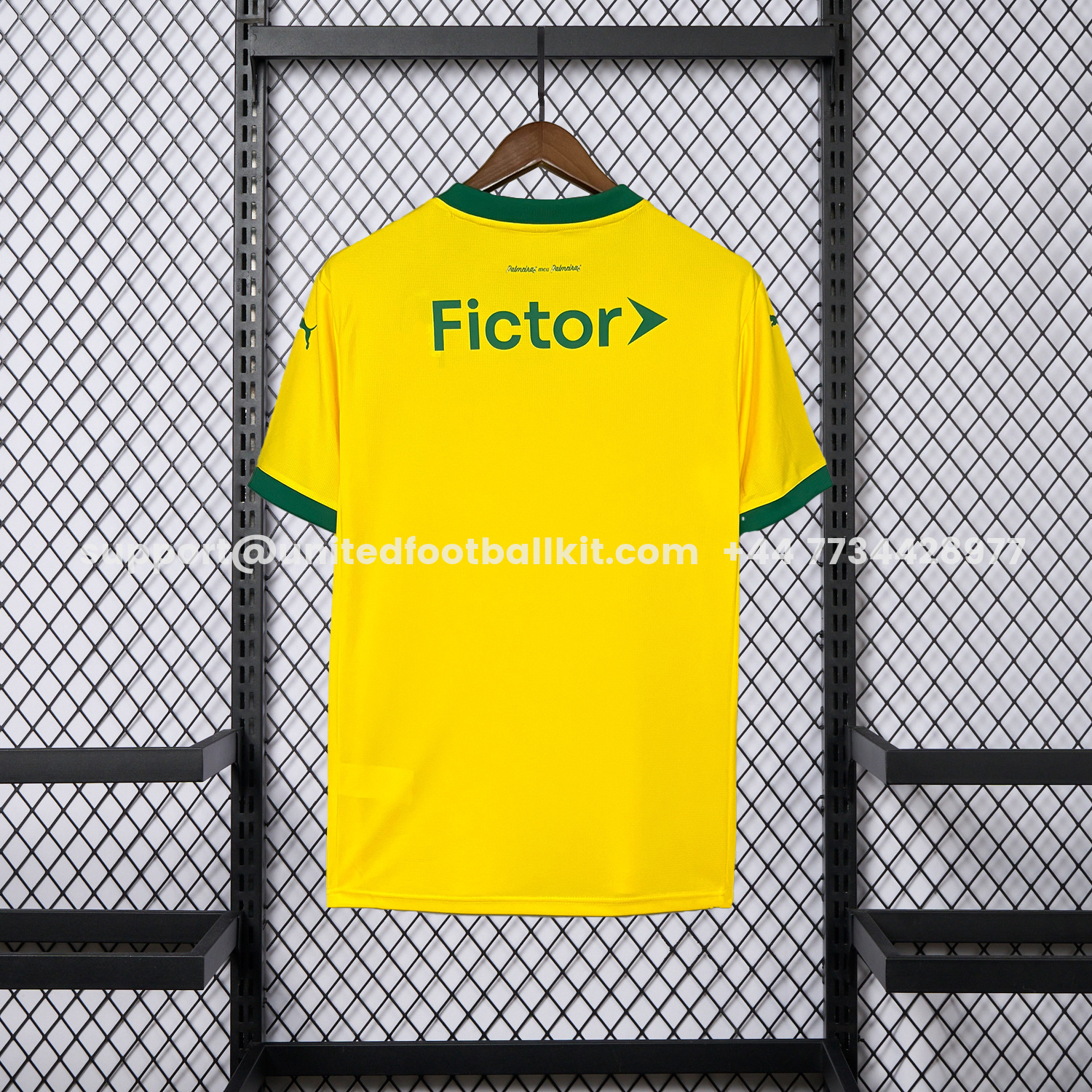 Unitedfootballkit.com | Palmeiras 25-26 Third Yellow Jersey - Fans Version -Customize Name, Number and Patch | Worldwide Shipping