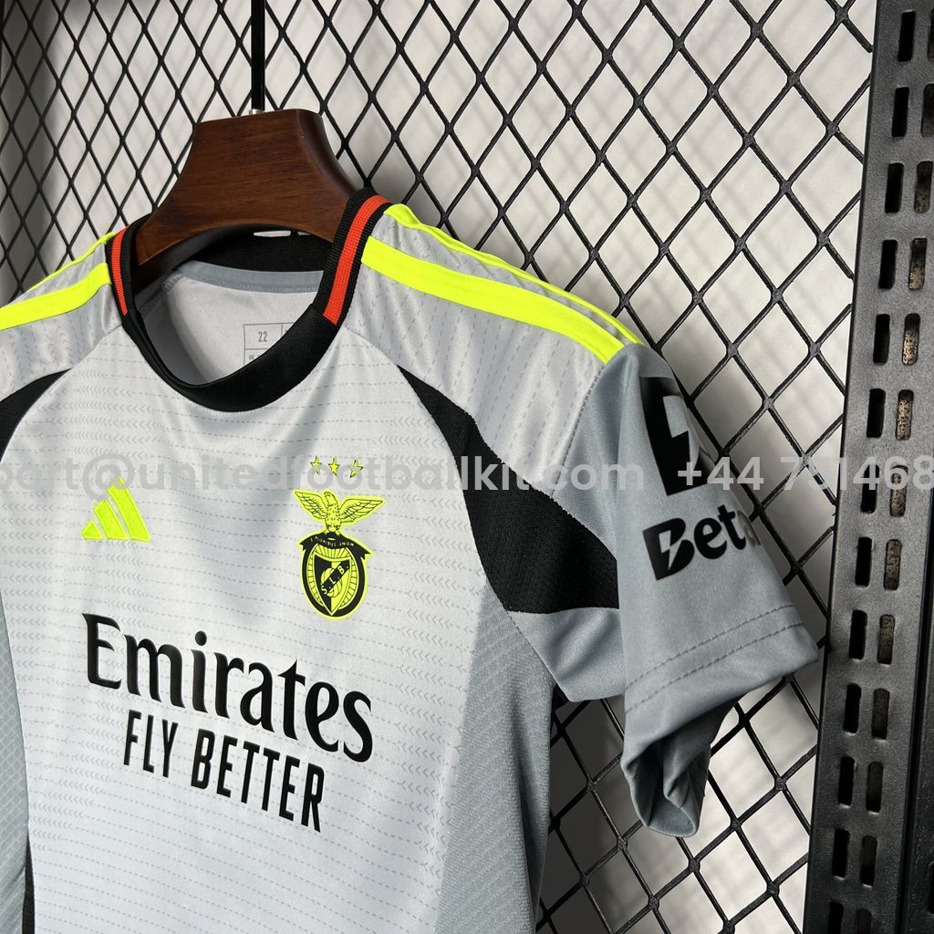 Unitedfootballkit.com | Benfica 24-25 Third Kids Kit -Customize Name, Number and Patch | Worldwide Shipping