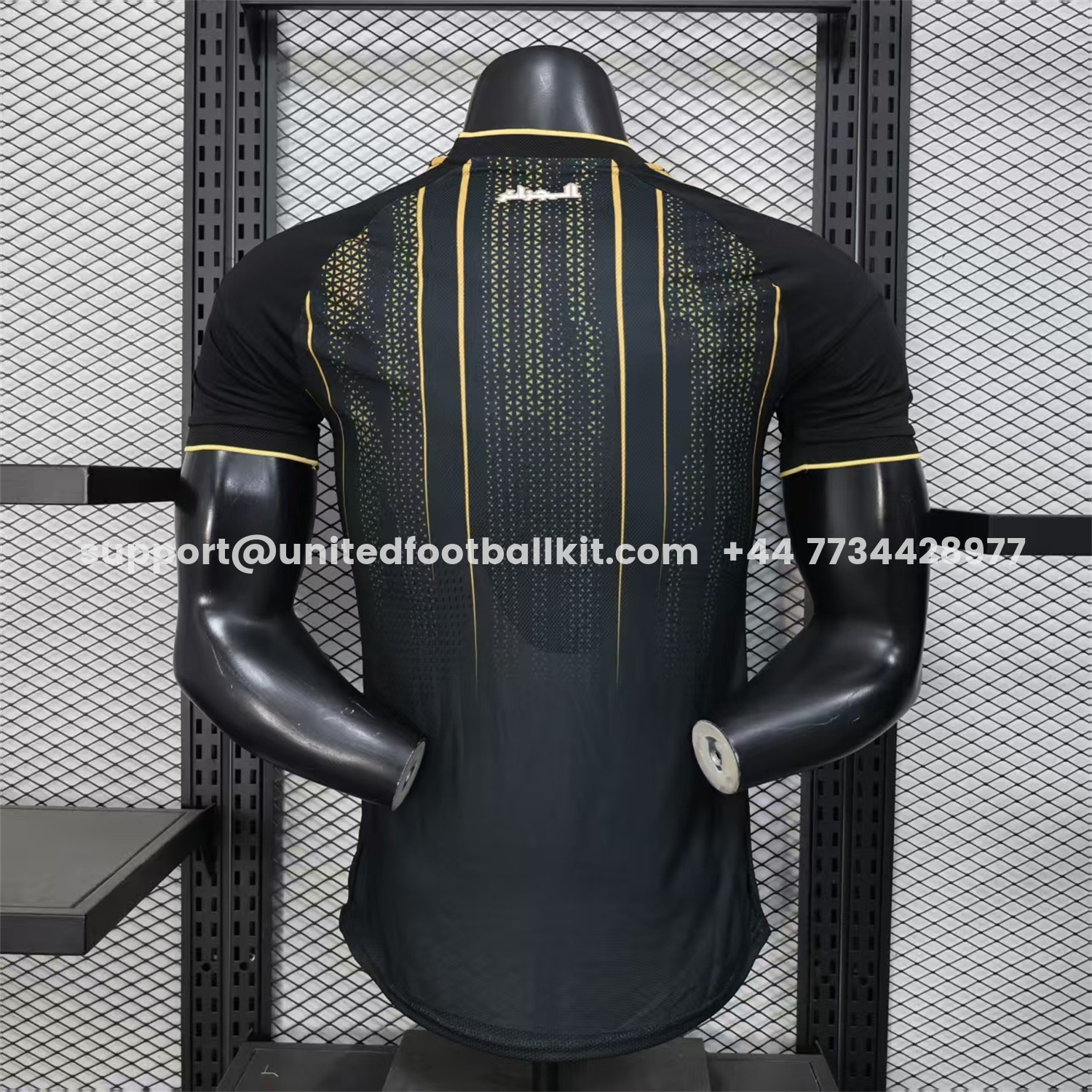 Unitedfootballkit.com | Algeria 2026 Black And Gold Special Jersey - Player Version -Customize Name, Number and Patch | Worldwide Shipping