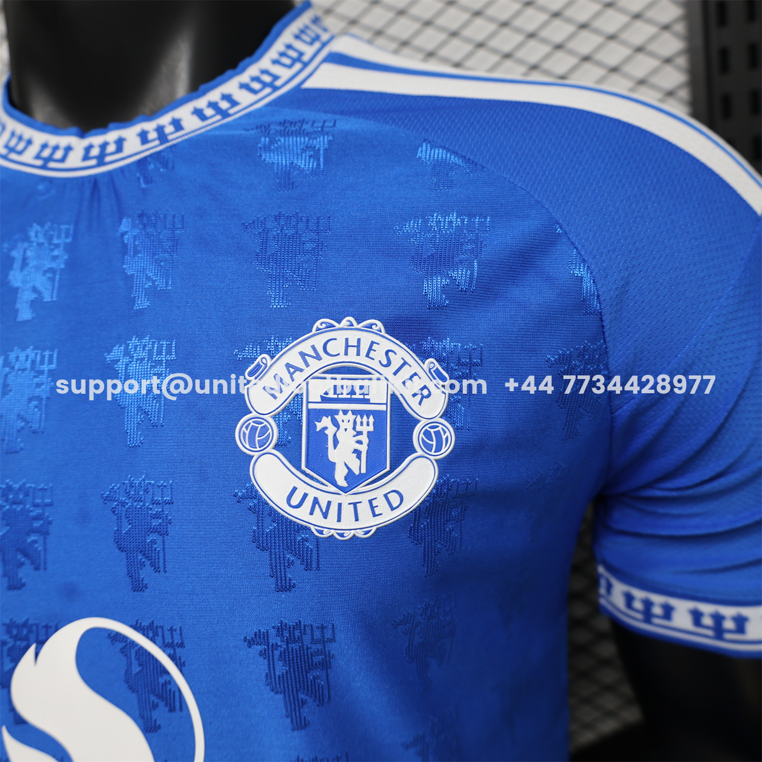 Unitedfootballkit.com | Manchester United 26-27 Retro Style Blue Jersey - Player Version -Customize Name, Number and Patch | Worldwide Shipping