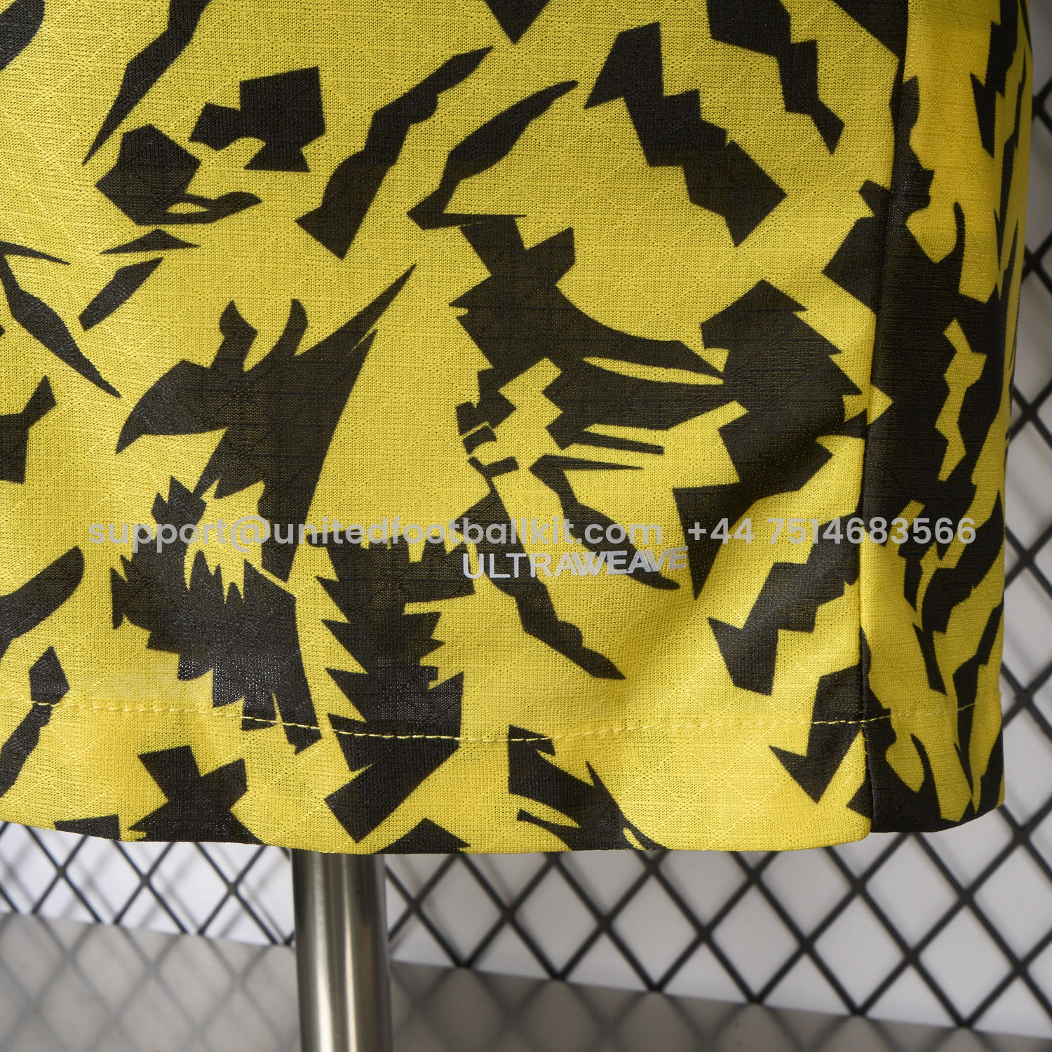 Unitedfootballkit.com | Dortmund 25-26 Black Disordered Texture Yellow Special Jersey - Player Version -Customize Name, Number and Patch | Worldwide Shipping