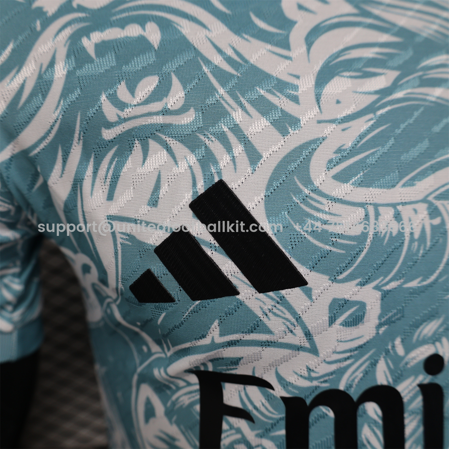 Unitedfootballkit.com | Real Madrid 25-26 Blue Viking Roar Special Edition Jersey - Player Version -Customize Name, Number and Patch | Worldwide Shipping
