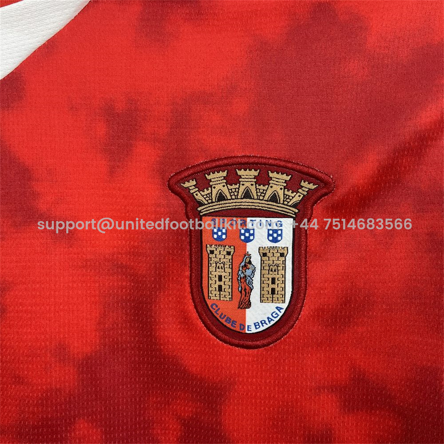 Unitedfootballkit.com | Braga 25-26 Home Jersey - Fans Version -Customize Name, Number and Patch | Worldwide Shipping