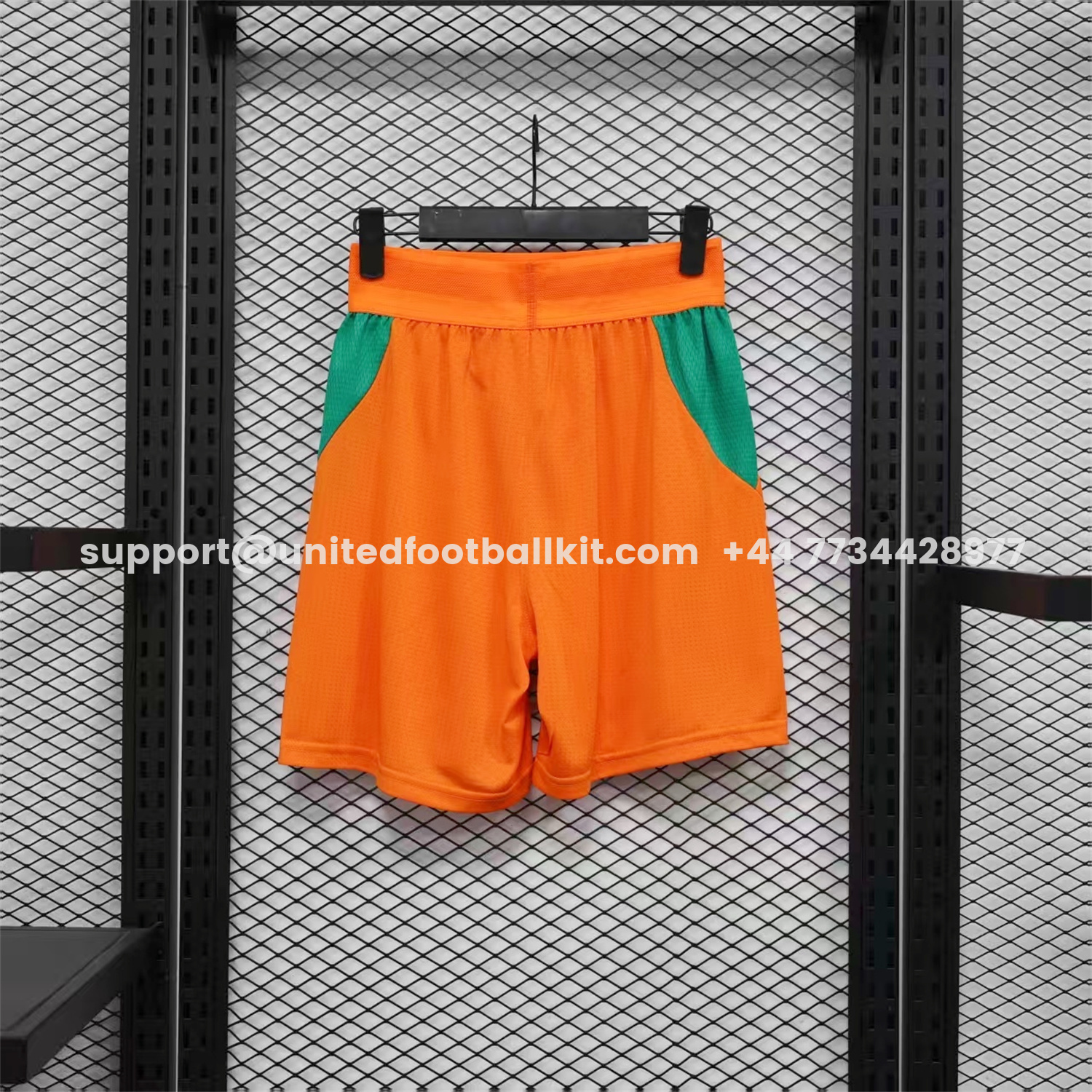 Unitedfootballkit.com | Ivory Coast 2026 Orange Shorts - Player Version -Customize Name, Number and Patch | Worldwide Shipping