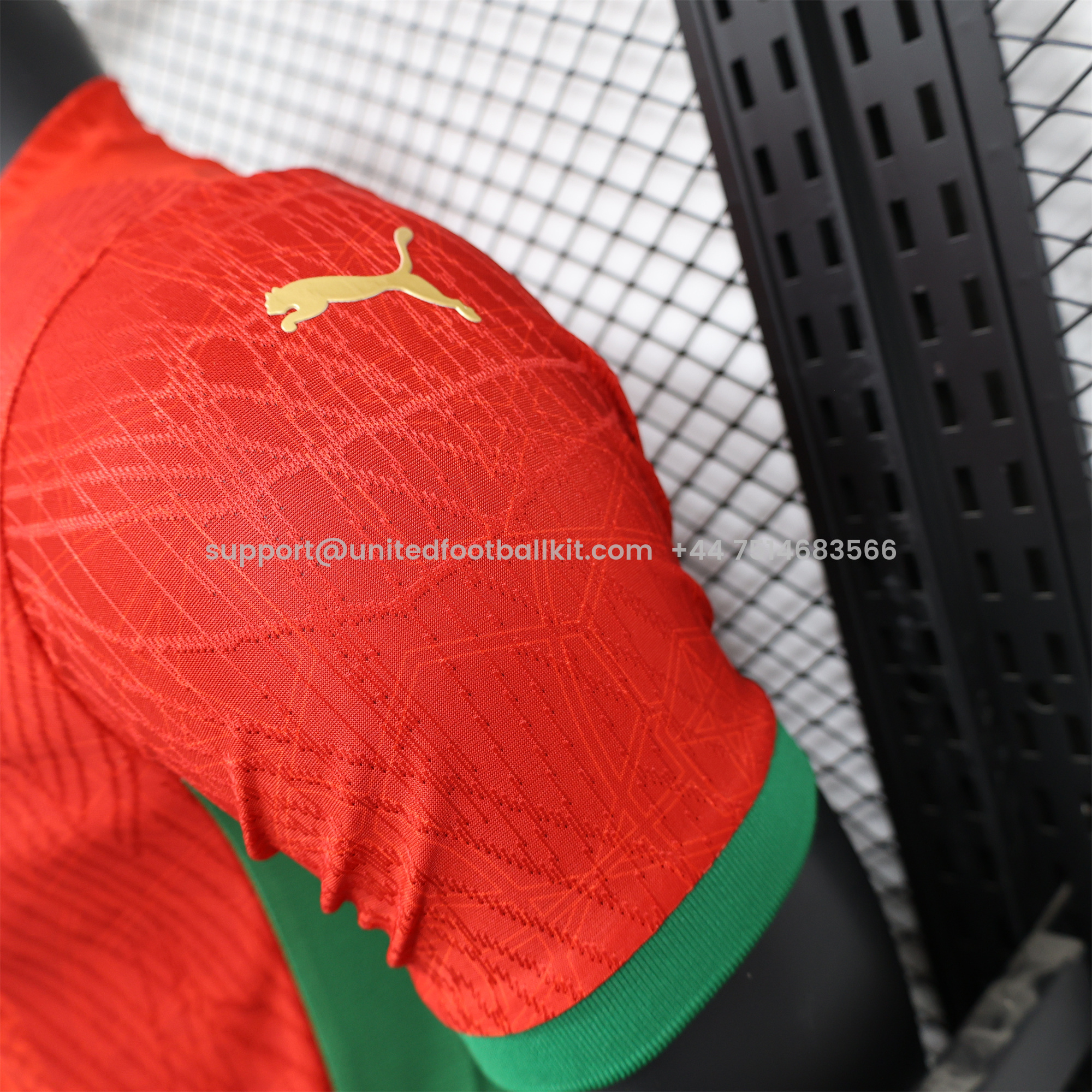 Unitedfootballkit.com | Morocco 24-25 Home Jersey - Player Version -Customize Name, Number and Patch | Worldwide Shipping
