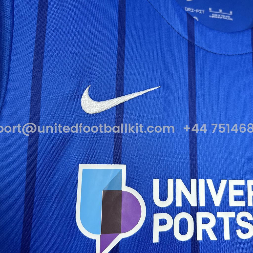 Unitedfootballkit.com | Portsmouth 24-25 Home Stadium Jersey - Fans Version -Customize Name, Number and Patch | Worldwide Shipping