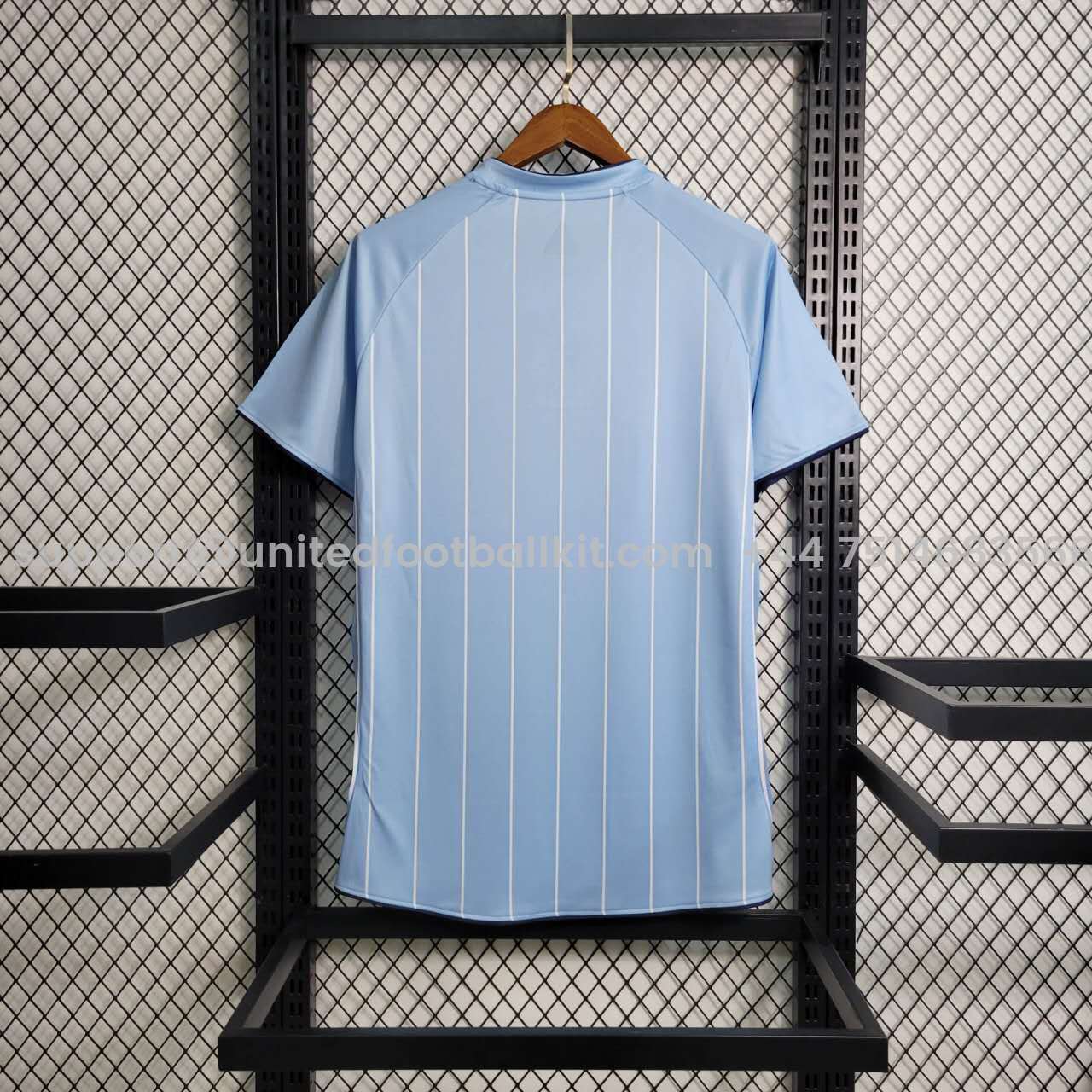 Unitedfootballkit.com | Retro Manchester City 2007-08 Home Stadium Jersey -Customize Name, Number and Patch | Worldwide Shipping