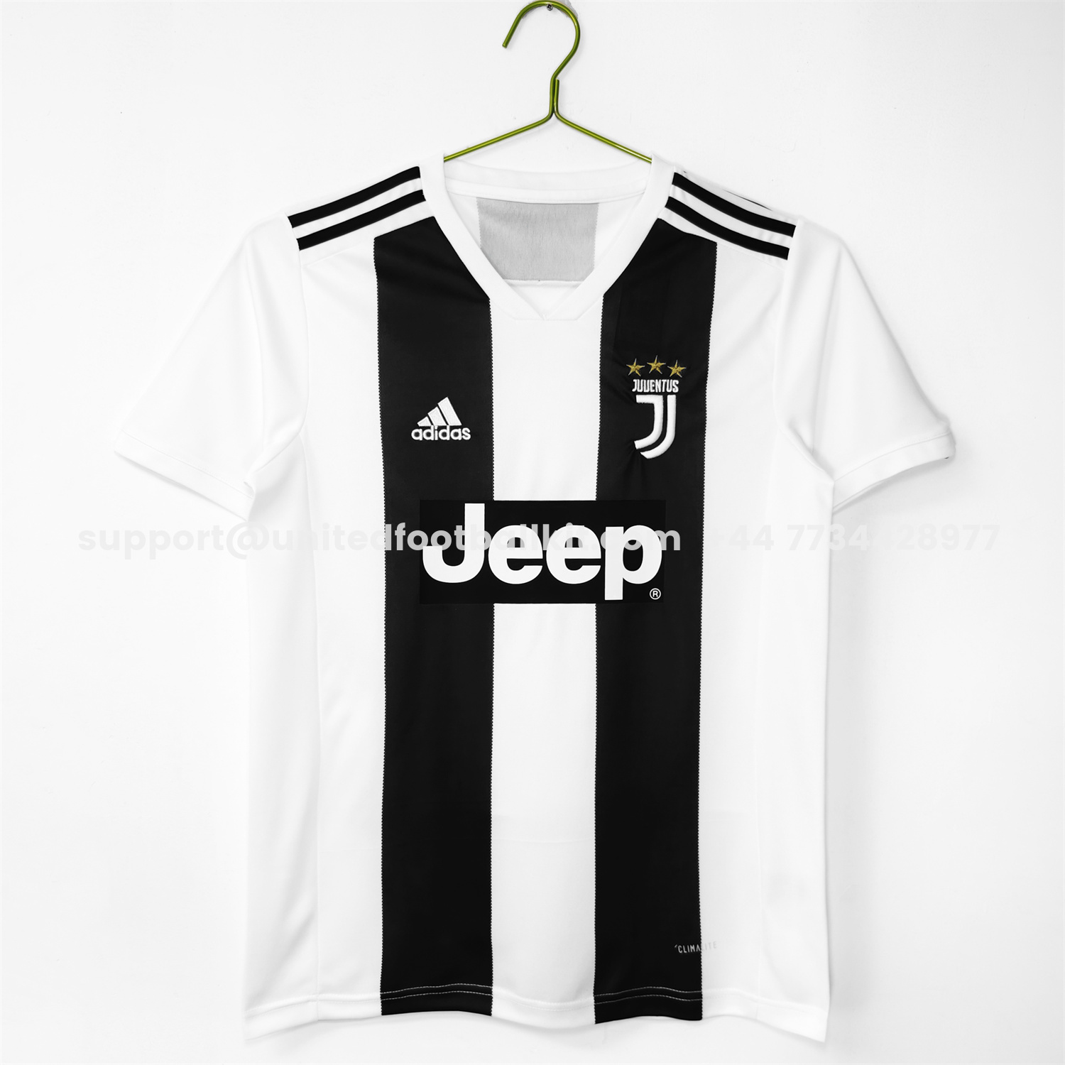 Unitedfootballkit.com | Retro Juventus 2018-19 Home Jersey - Fans Version -Customize Name, Number and Patch | Worldwide Shipping