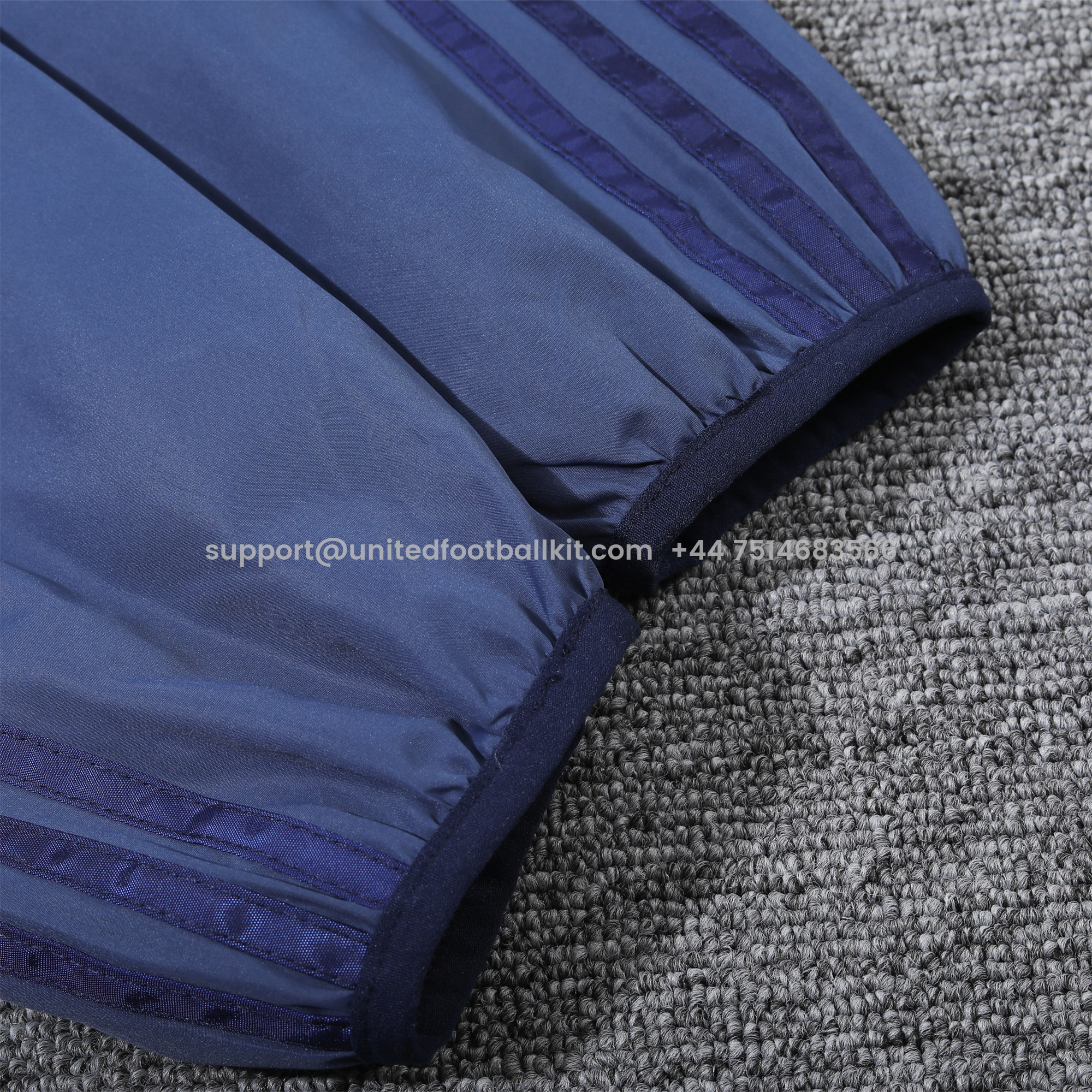 Unitedfootballkit.com | Real Madrid 24-25 White Hooded Windbreaker - Player Version -Customize Name, Number and Patch | Worldwide Shipping