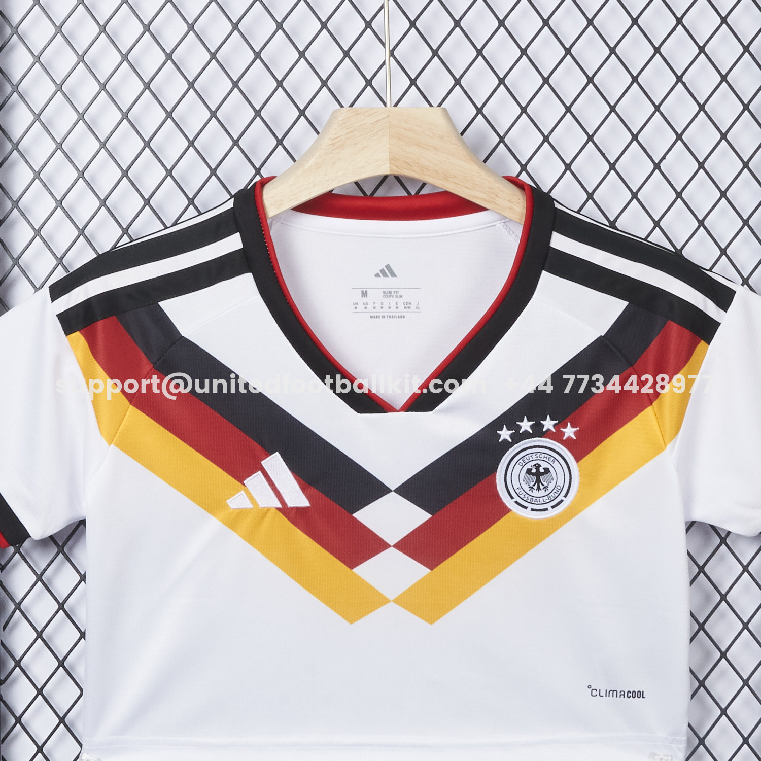Unitedfootballkit.com | Women's Germany 2026 Home Cropped Jersey -Customize Name, Number and Patch | Worldwide Shipping
