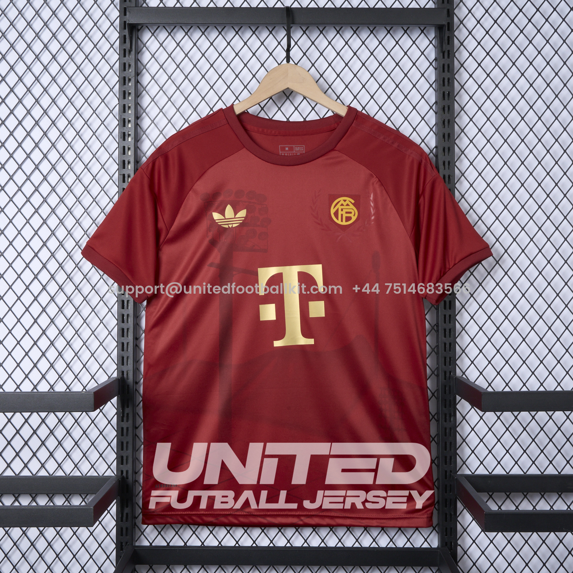 Unitedfootballkit.com | Bayern Munich 2025 125-year Anniversary Jersey - Fans Version -Customize Name, Number and Patch | Worldwide Shipping