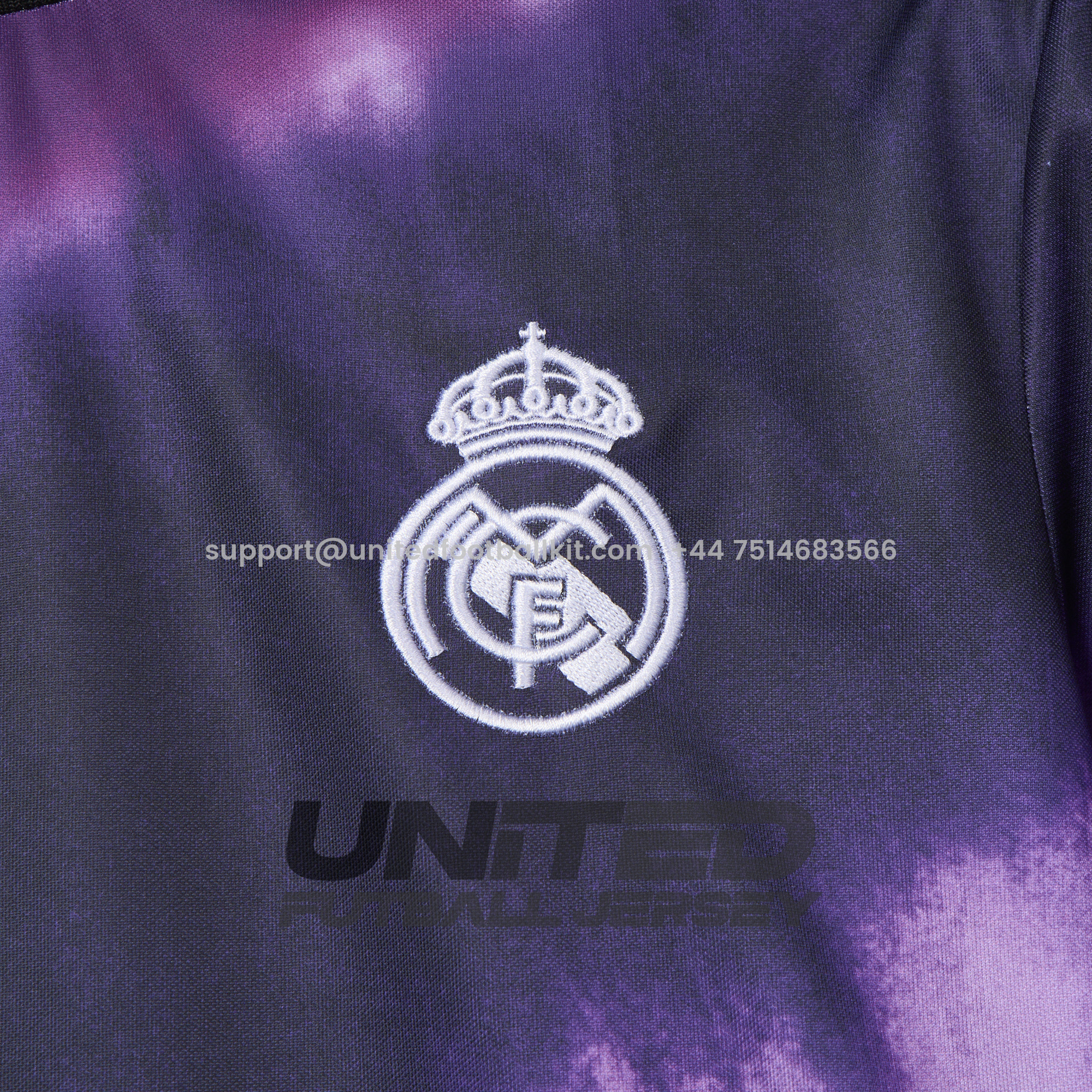 Unitedfootballkit.com | Real Madrid 24-25 White & Purple Spring Festival Special Edition Jersey - Fans Version -Customize Name, Number and Patch | Worldwide Shipping