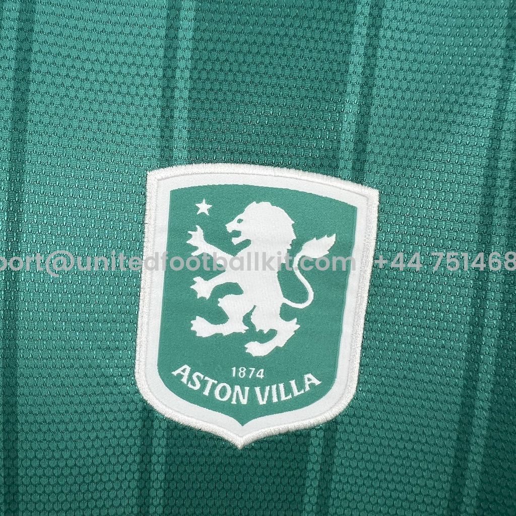 Unitedfootballkit.com | Aston Villa 24-25 Originals Green Stripe Jersey - Fans Version -Customize Name, Number and Patch | Worldwide Shipping