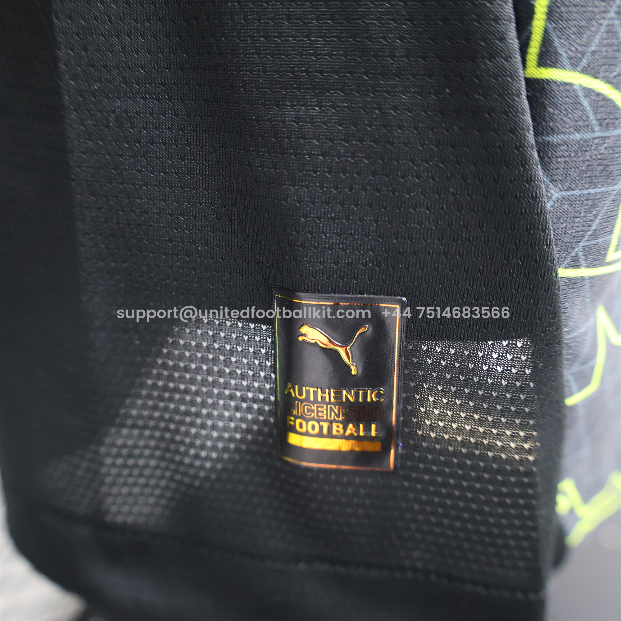 Unitedfootballkit.com | Dortmund 24-25 E-football Team Black Special Jersey - Player Version -Customize Name, Number and Patch | Worldwide Shipping