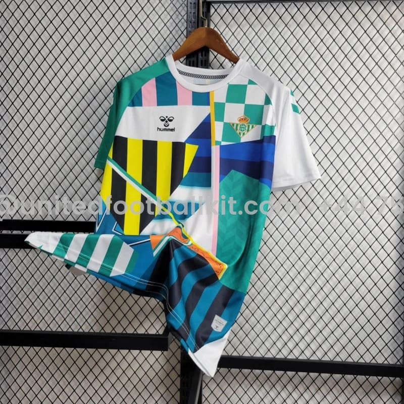 Unitedfootballkit.com | Real Betis 2024 Spring Festival Pre-match Jersey - Fans Version -Customize Name, Number and Patch | Worldwide Shipping