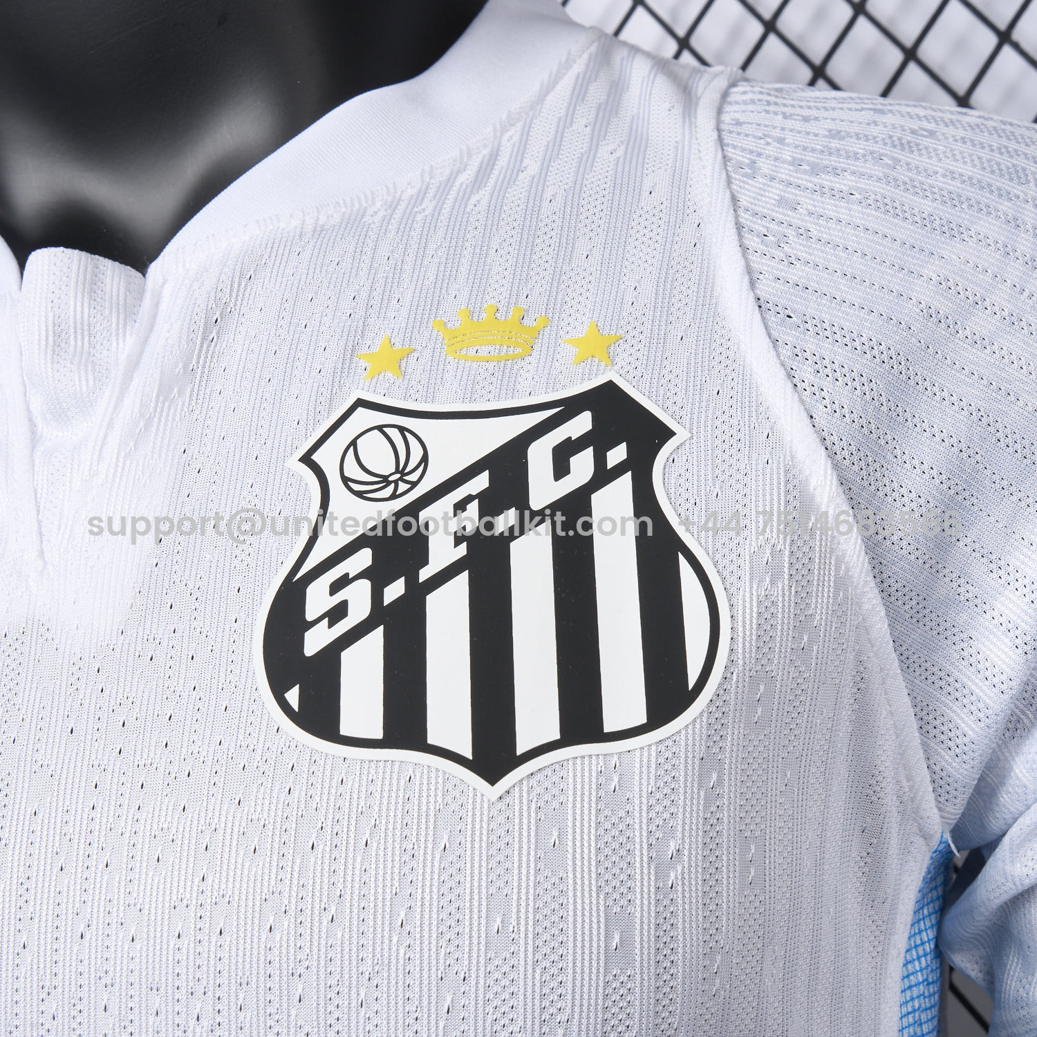 Unitedfootballkit.com | Santos 25-26 Home Unsponsored Jersey - Player Version -Customize Name, Number and Patch | Worldwide Shipping