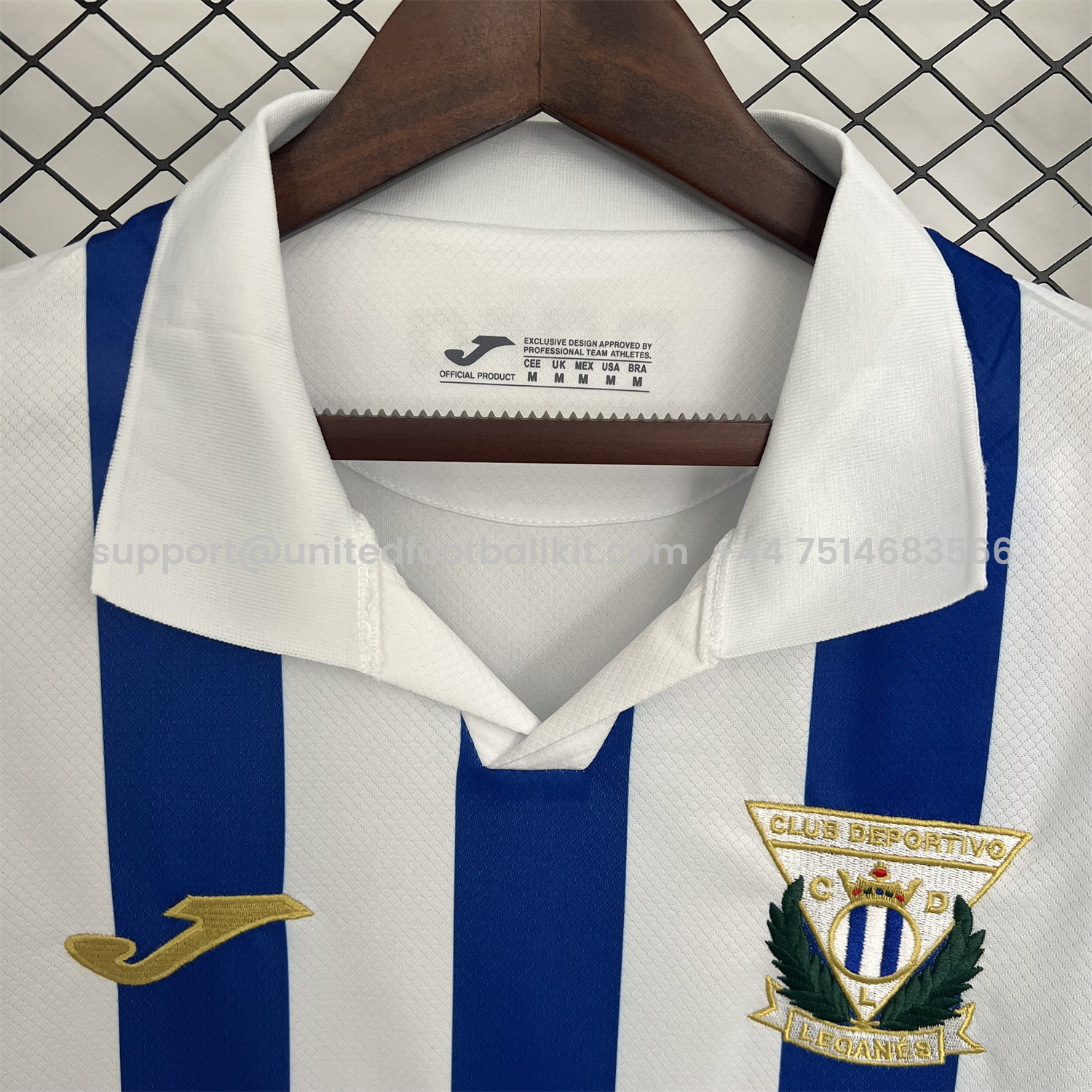 Unitedfootballkit.com | CD Leganés 25-26 Home Jersey With All Sponsors - Fans Version -Customize Name, Number and Patch | Worldwide Shipping