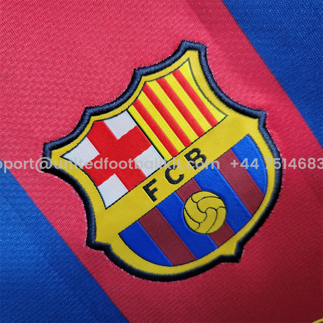 Unitedfootballkit.com | Retro Barcelona 10-11 Home Stadium Jersey -Customize Name, Number and Patch | Worldwide Shipping