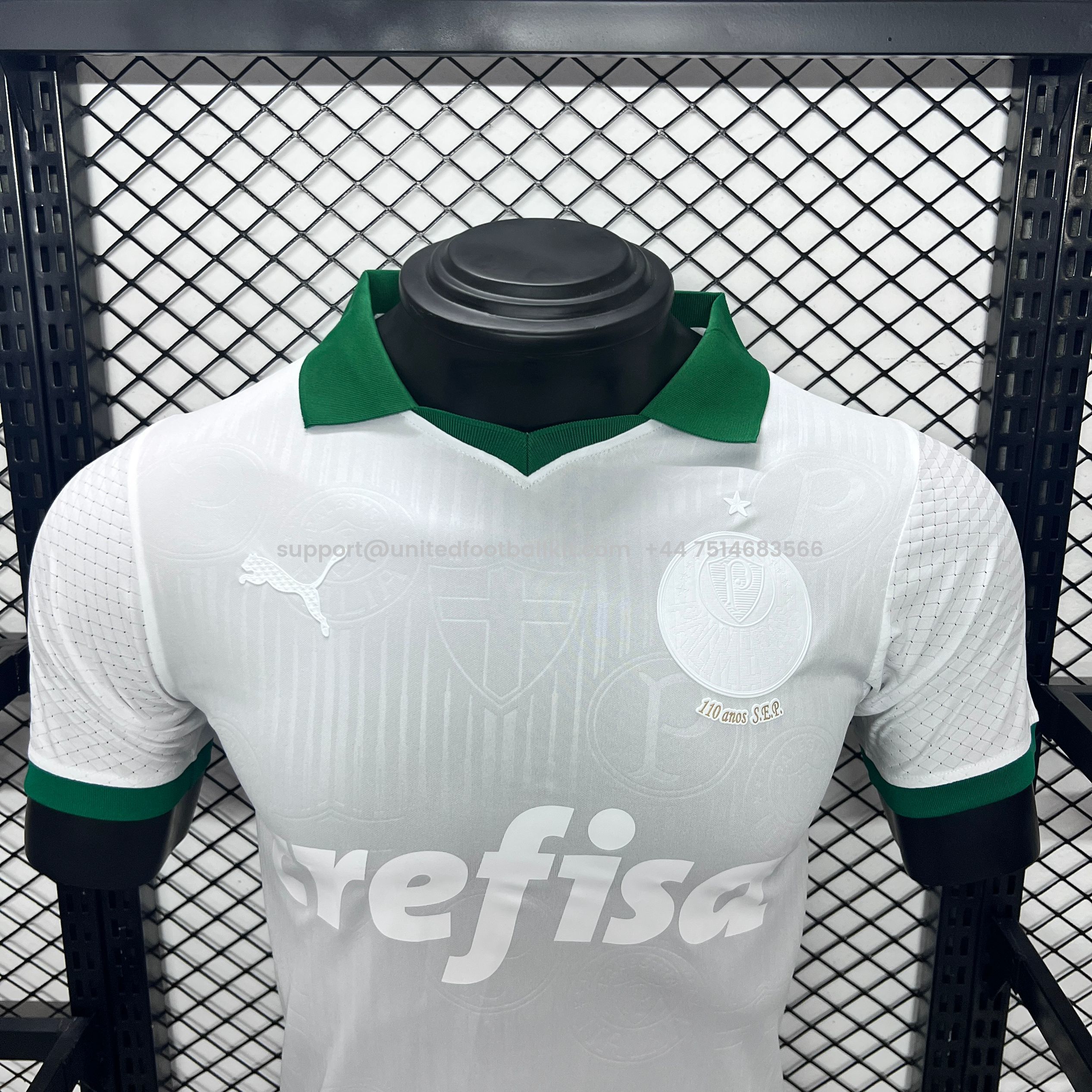Unitedfootballkit.com | Palmeiras 24-25 White Special Edition Jersey - Player Version -Customize Name, Number and Patch | Worldwide Shipping
