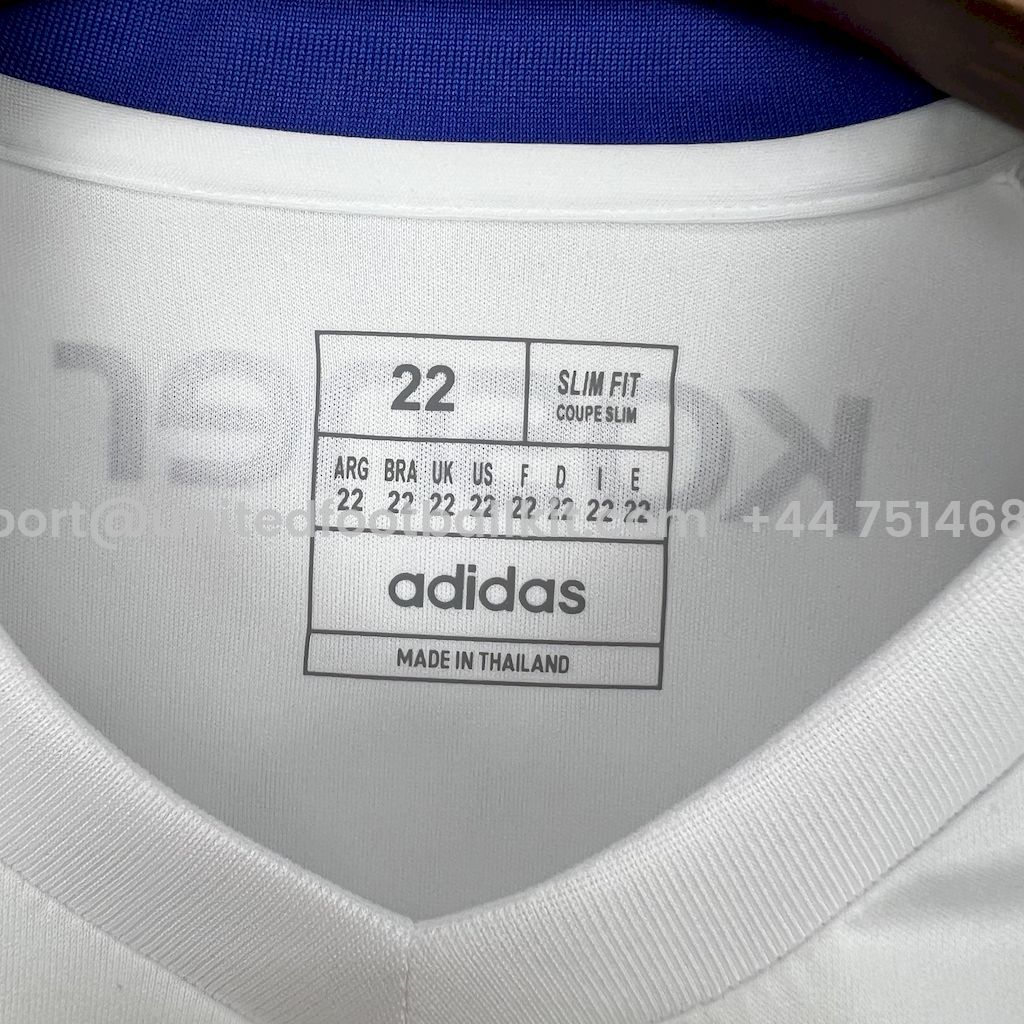 Unitedfootballkit.com | Real Zaragoza 24-25 Home Kids Kit -Customize Name, Number and Patch | Worldwide Shipping