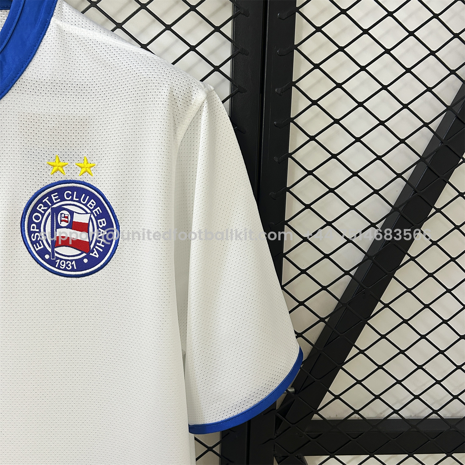 Unitedfootballkit.com | Retro Bahia 2013-14 Home Unsponsored Jersey -Customize Name, Number and Patch | Worldwide Shipping