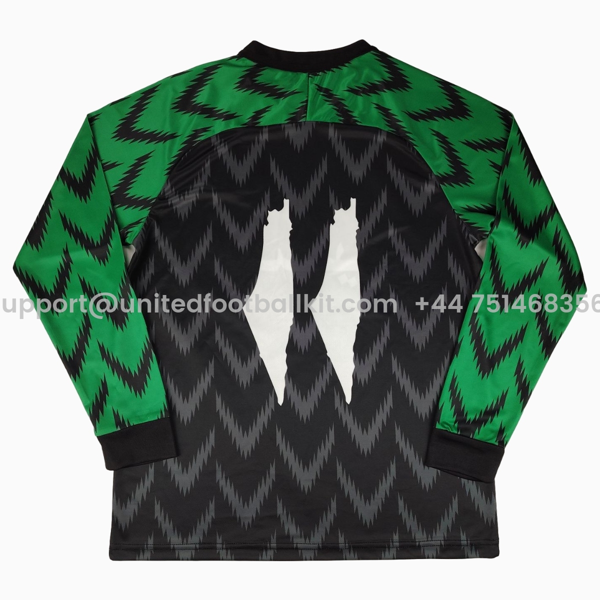 Unitedfootballkit.com | FC Palestina 24-25 Black and Green Arrow Pattern Long Sleeve Jersey with Arabic and Pattern -Customize Name, Number and Patch | Worldwide Shipping