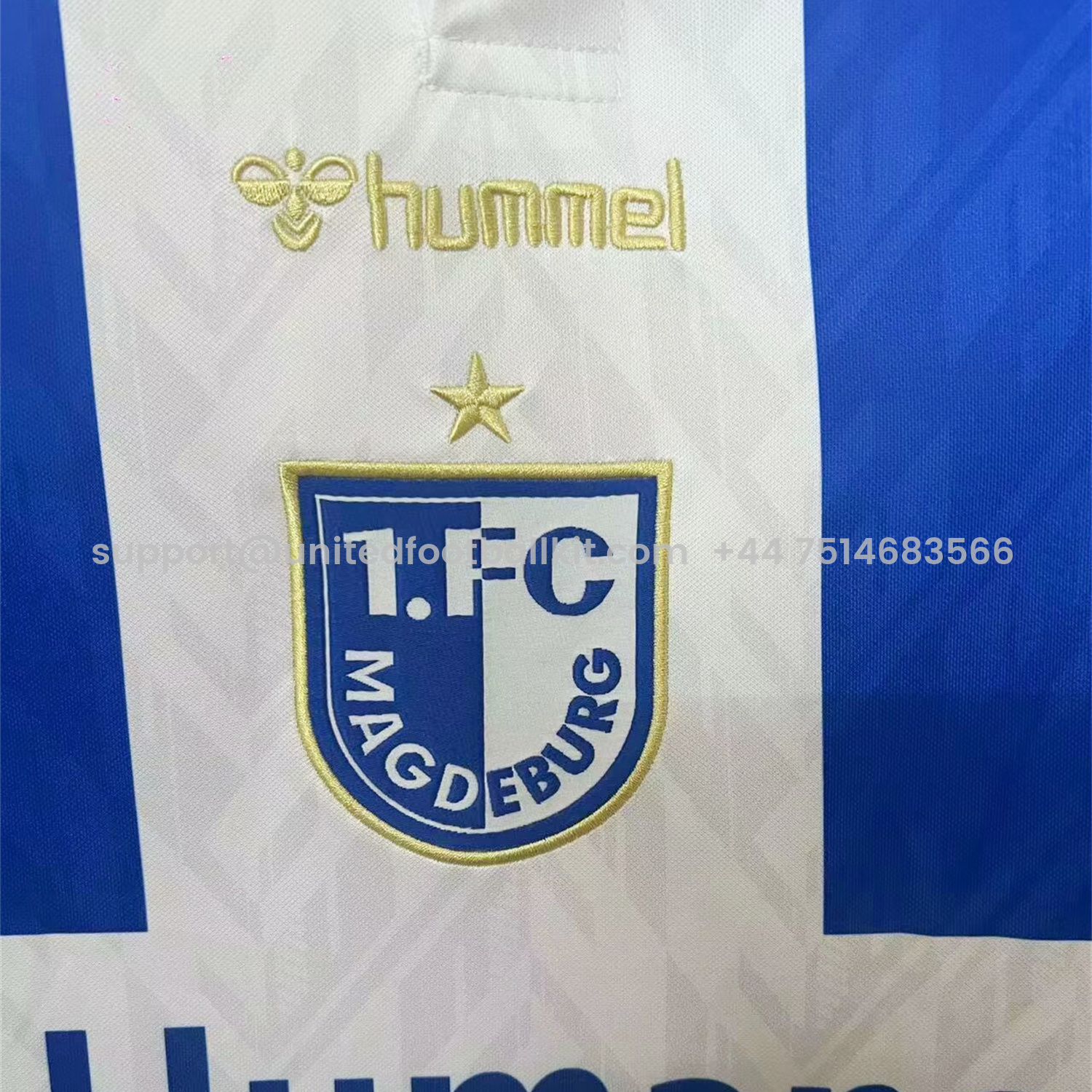 Unitedfootballkit.com | Magdeburg 24-25 Anniversary Jersey - Fans Version -Customize Name, Number and Patch | Worldwide Shipping