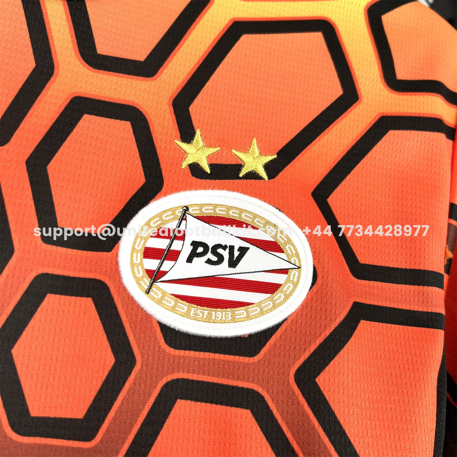 Unitedfootballkit.com | PSV Eindhoven 26-27 Orange With Black Special Jersey - Fans Version -Customize Name, Number and Patch | Worldwide Shipping