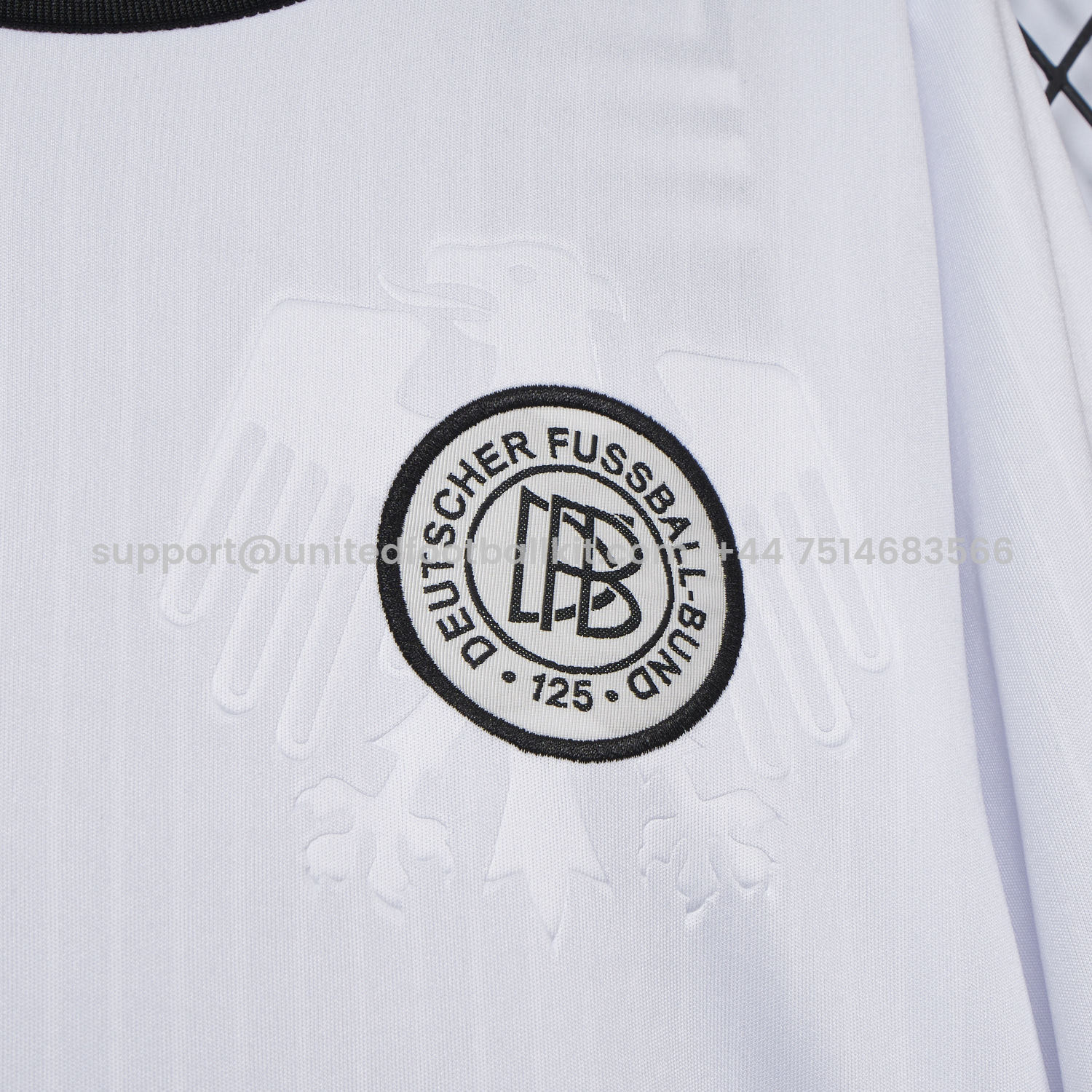 Unitedfootballkit.com | Germany 2025 125-Year Anniversary Long Sleeve Kids Kit -Customize Name, Number and Patch | Worldwide Shipping