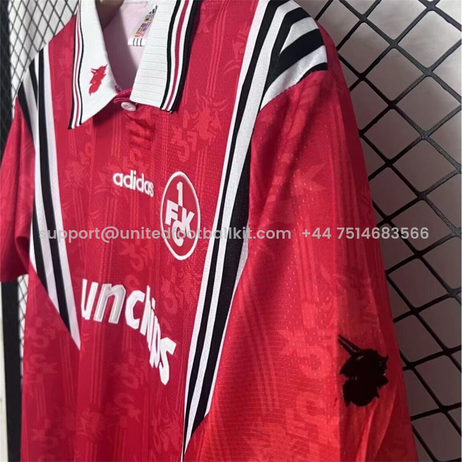 Unitedfootballkit.com | Retro Kaiserslautern 1997-98 Home Jersey - Fans Version -Customize Name, Number and Patch | Worldwide Shipping