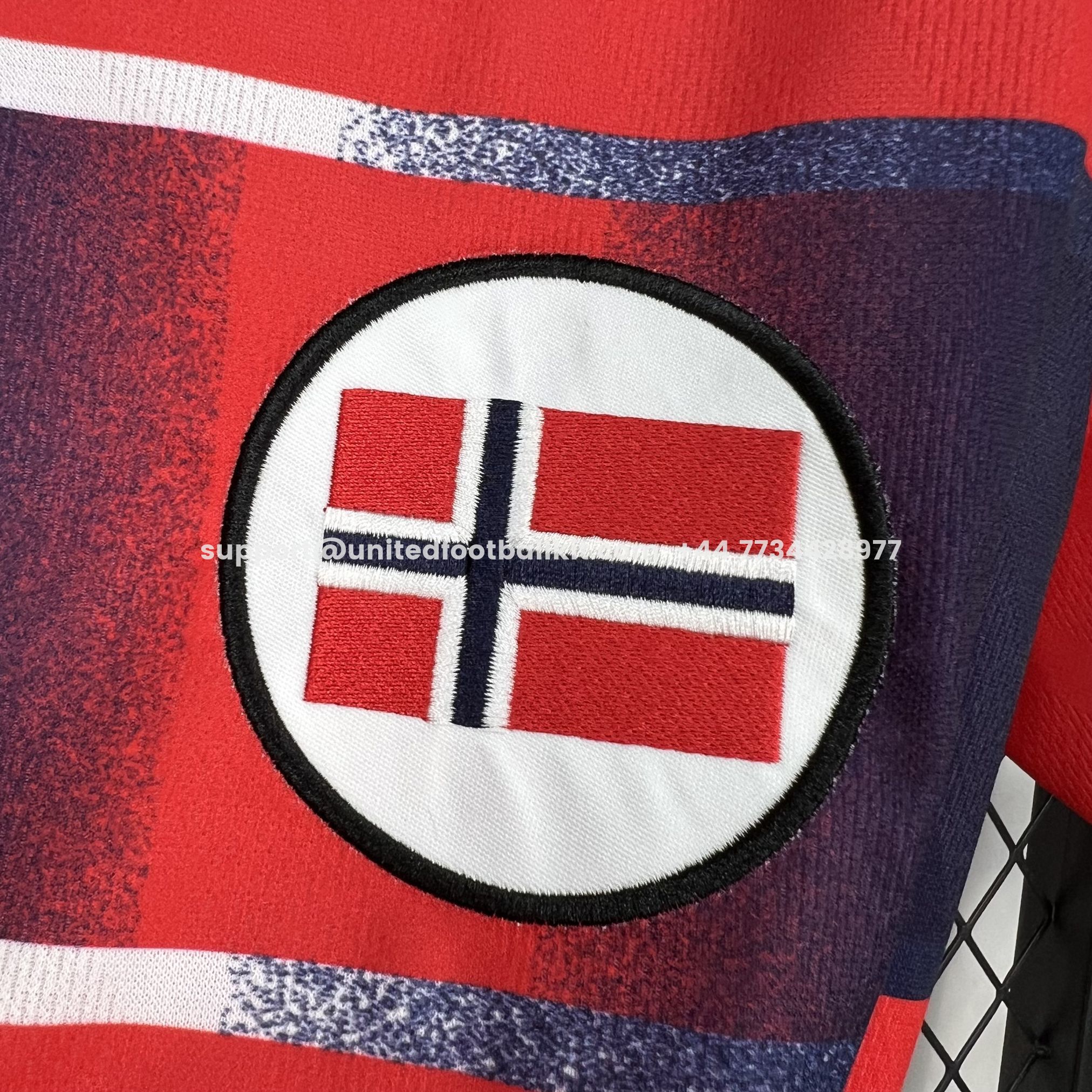 Retro Norway 1998 Home Jersey:football jersey mysite: unitedjerseyfootball 邓江浪:football