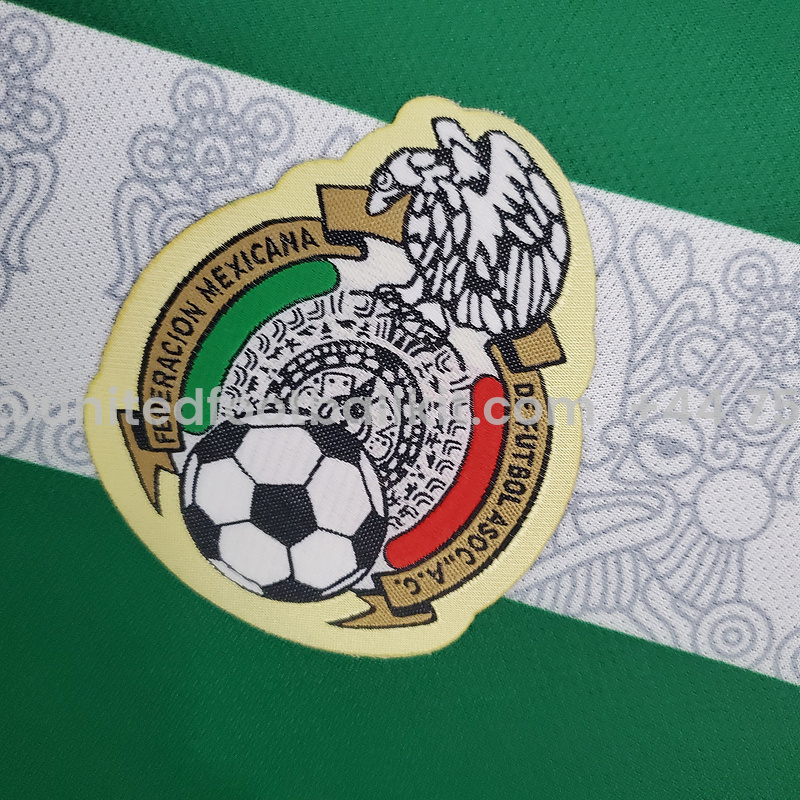 Unitedfootballkit.com | Retro Mexico 2006 Home Stadium Jersey -Customize Name, Number and Patch | Worldwide Shipping