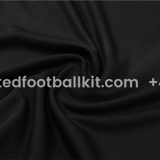 Unitedfootballkit.com | Manchester United 24-25 Long Sleeve Training Set - Black -Customize Name, Number and Patch | Worldwide Shipping