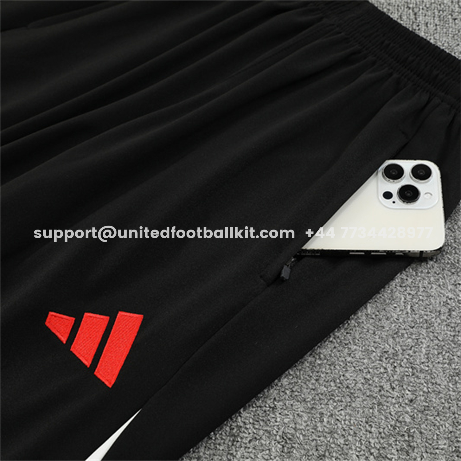Unitedfootballkit.com | Liver.pool 25-26 Kids Long Sleeve Training Set - Player Version - Black Top & Black Pants -Customize Name, Number and Patch | Worldwide Shipping