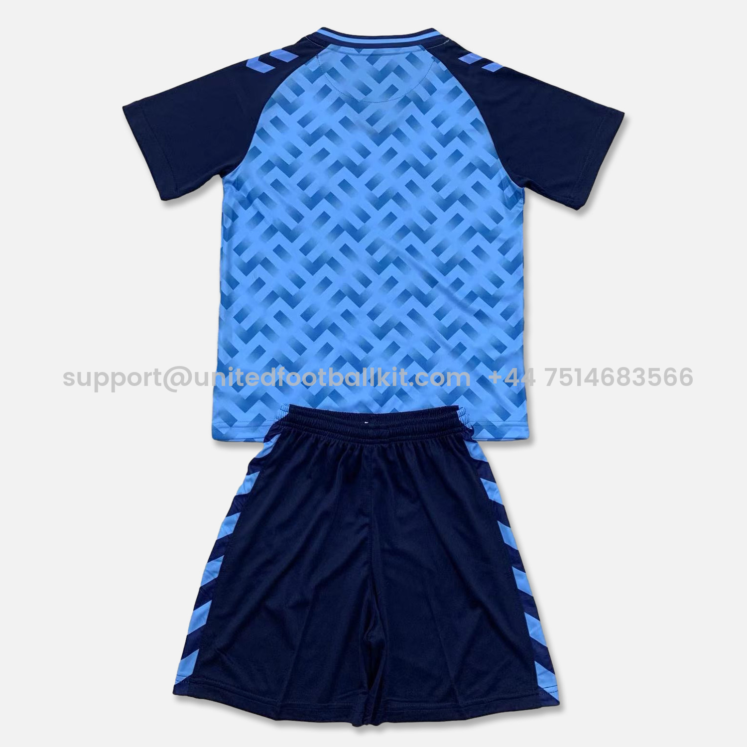 Unitedfootballkit.com | Sunderland 24-25 Blub GK Away Kids Kit -Customize Name, Number and Patch | Worldwide Shipping