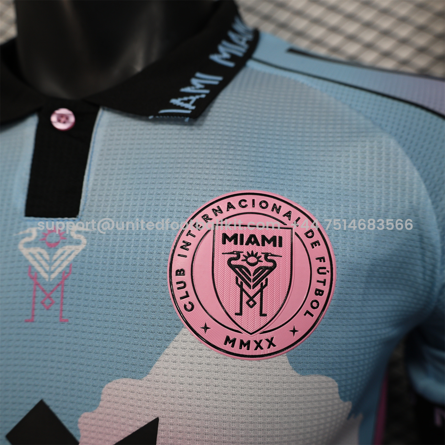 Unitedfootballkit.com | INT M.A.M 2025 Blue City Silhouette Special Edition Jersey - Player Version -Customize Name, Number and Patch | Worldwide Shipping