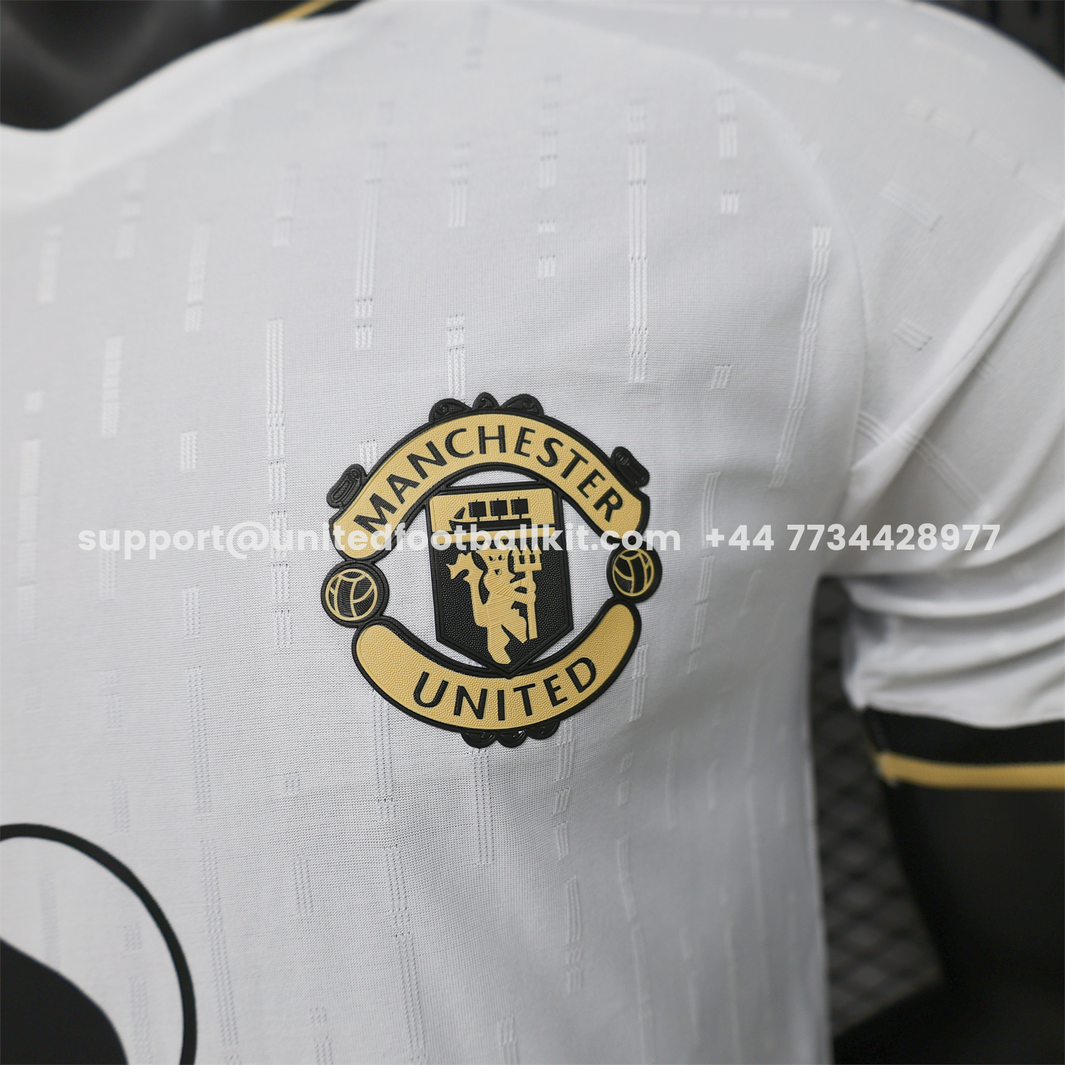 Unitedfootballkit.com | Manchester United 26-27 Snapdragon White Special Jersey - Player Version -Customize Name, Number and Patch | Worldwide Shipping