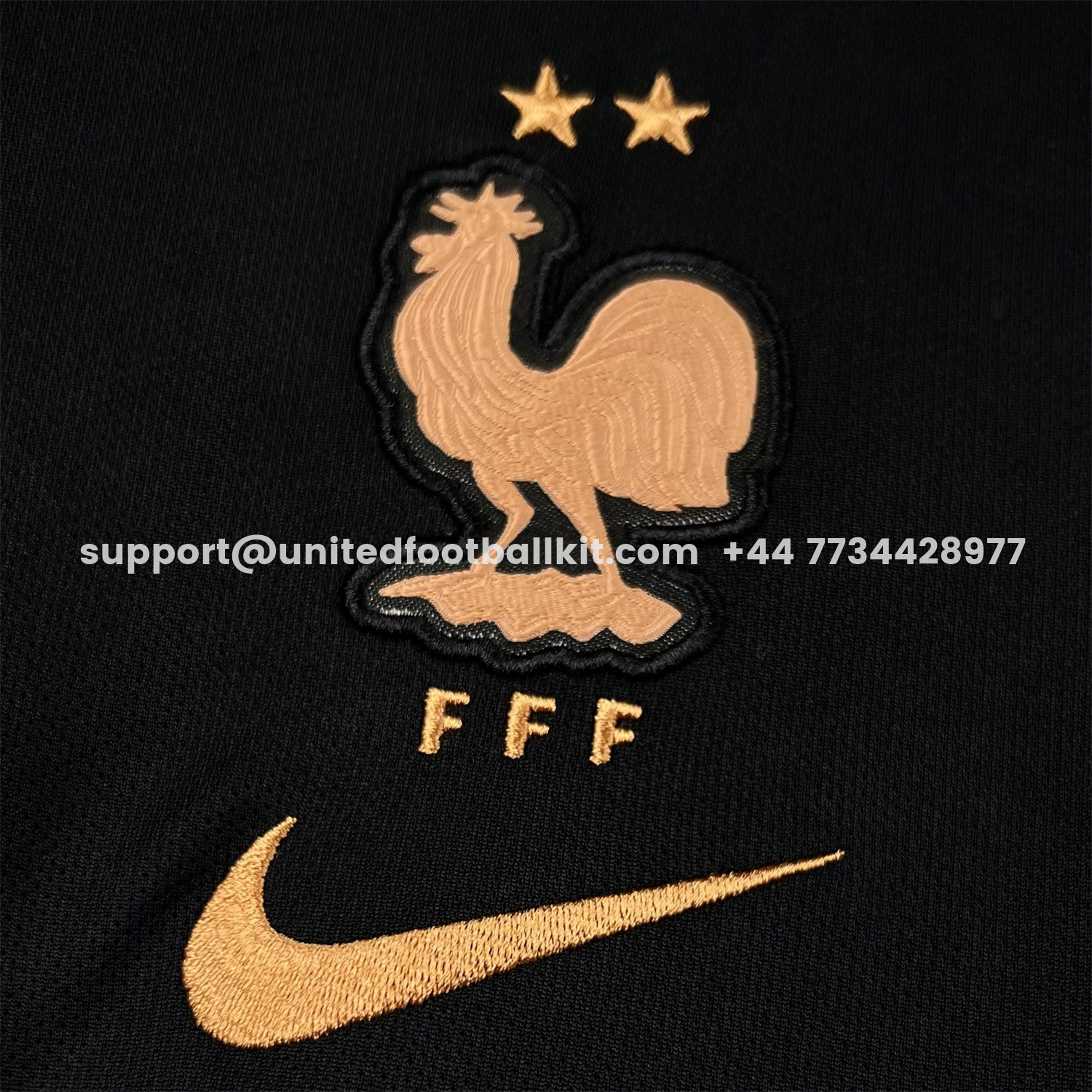 Unitedfootballkit.com | France 2026 World Cup Goalkeeper Black Jersey - Fans Version -Customize Name, Number and Patch | Worldwide Shipping