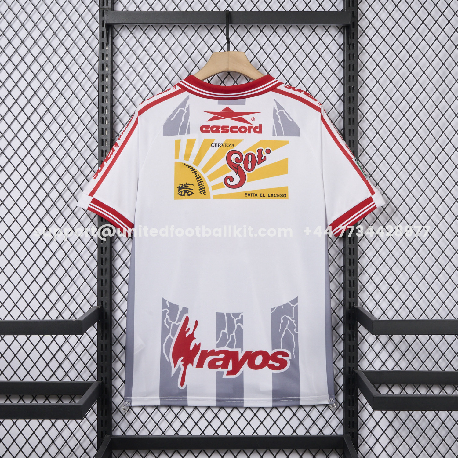 Unitedfootballkit.com | Retro Club Necaxa 1999-00 Away Jersey -Customize Name, Number and Patch | Worldwide Shipping