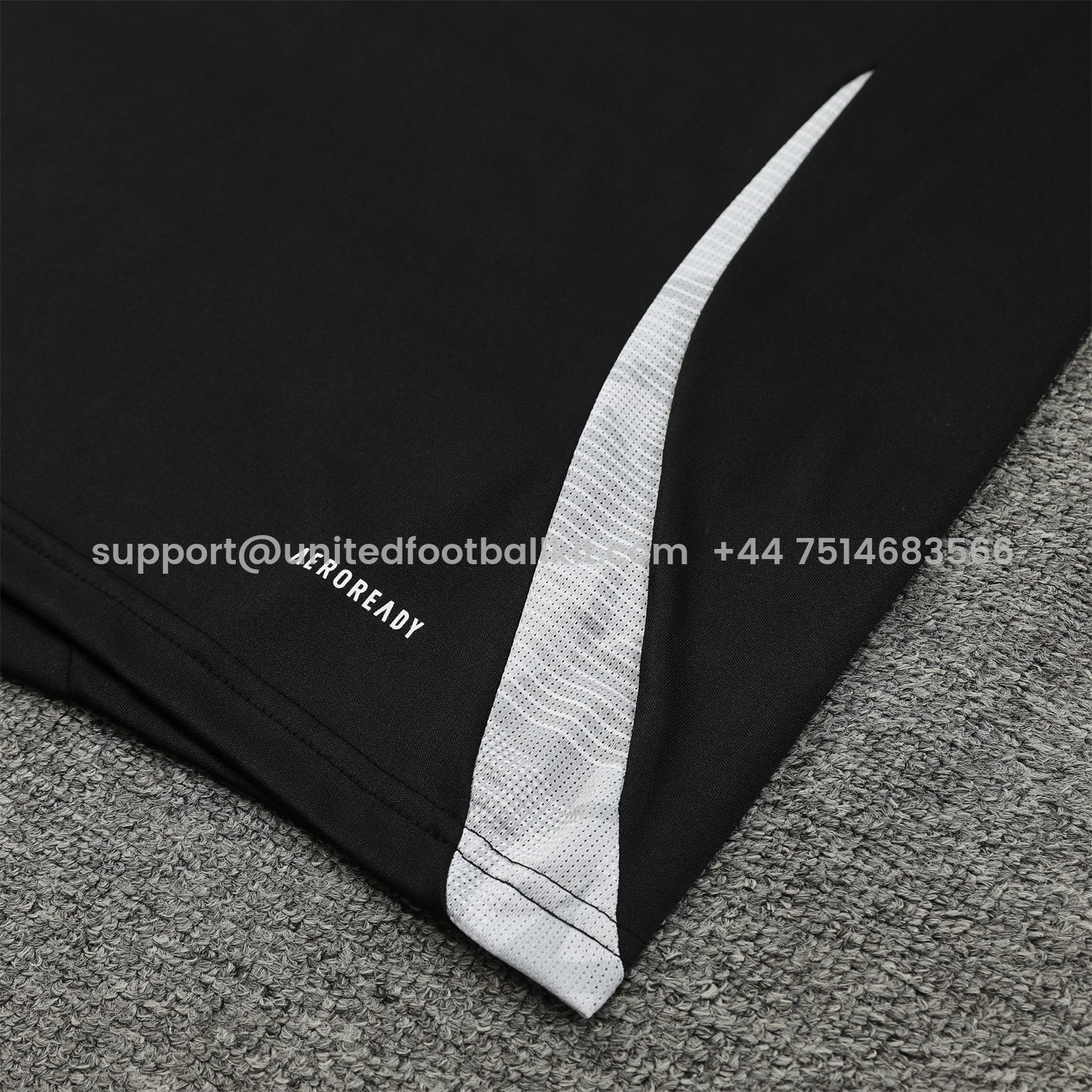 Unitedfootballkit.com | Arsenal 24-25 Vest Training Set - Black -Customize Name, Number and Patch | Worldwide Shipping