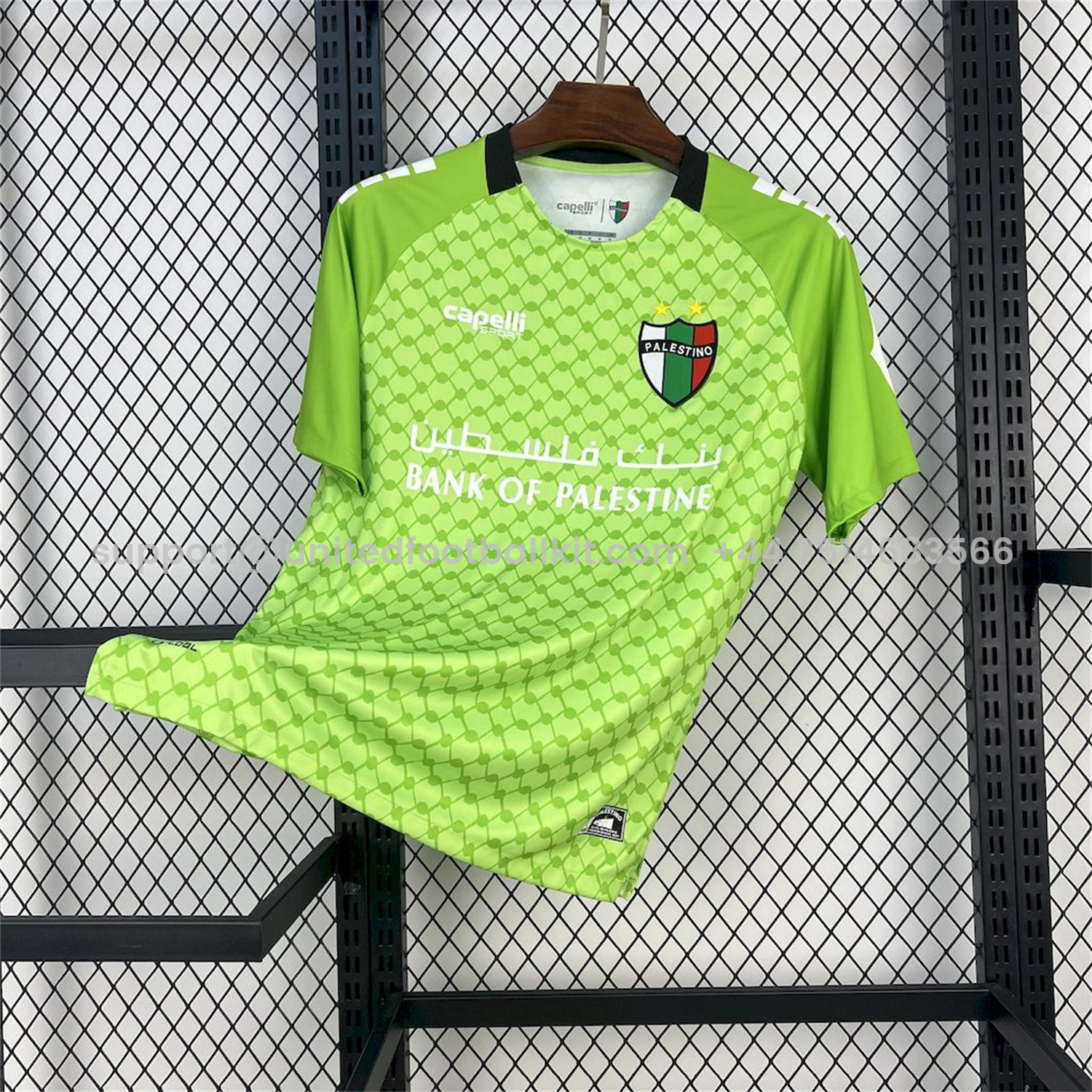 Unitedfootballkit.com | Club Deportivo Palestino 25-26 Green Goalkeeper Jersey - Fans Version -Customize Name, Number and Patch | Worldwide Shipping