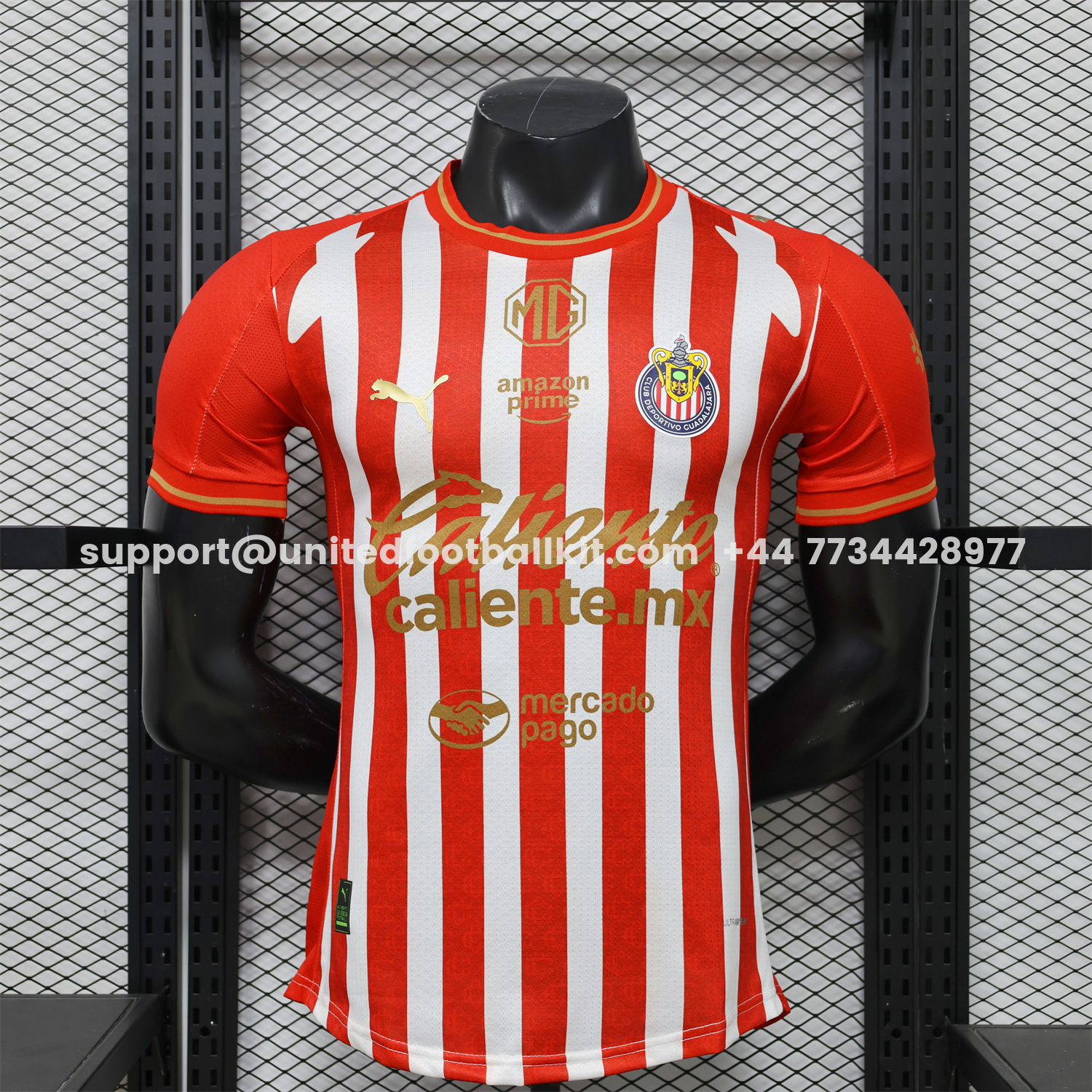 Unitedfootballkit.com | Chivas de Guadalajara 26-27 Home Jersey - Player Version -Customize Name, Number and Patch | Worldwide Shipping