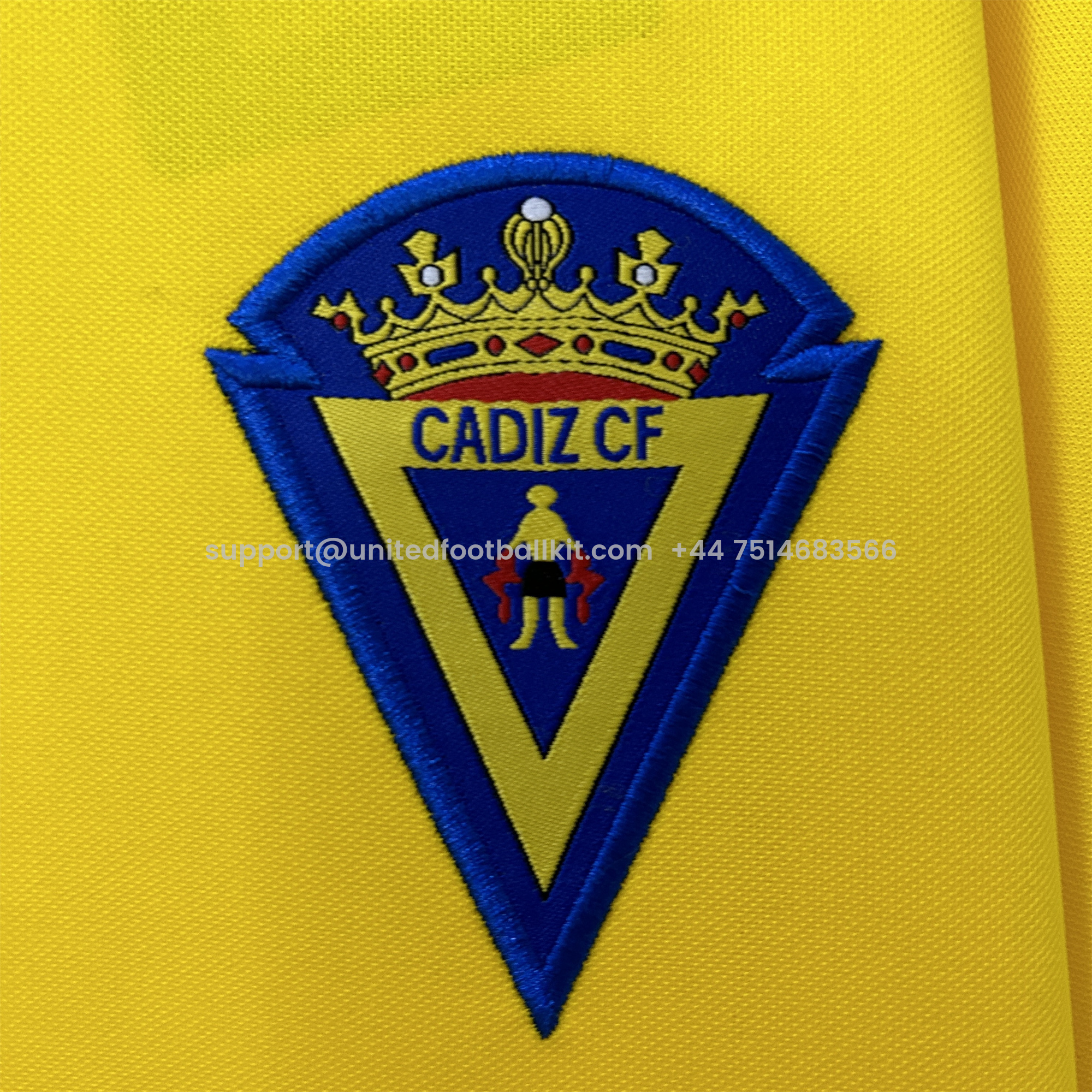 Unitedfootballkit.com | Retro Cádiz Cadiz 1983-84 Home Jersey -Customize Name, Number and Patch | Worldwide Shipping