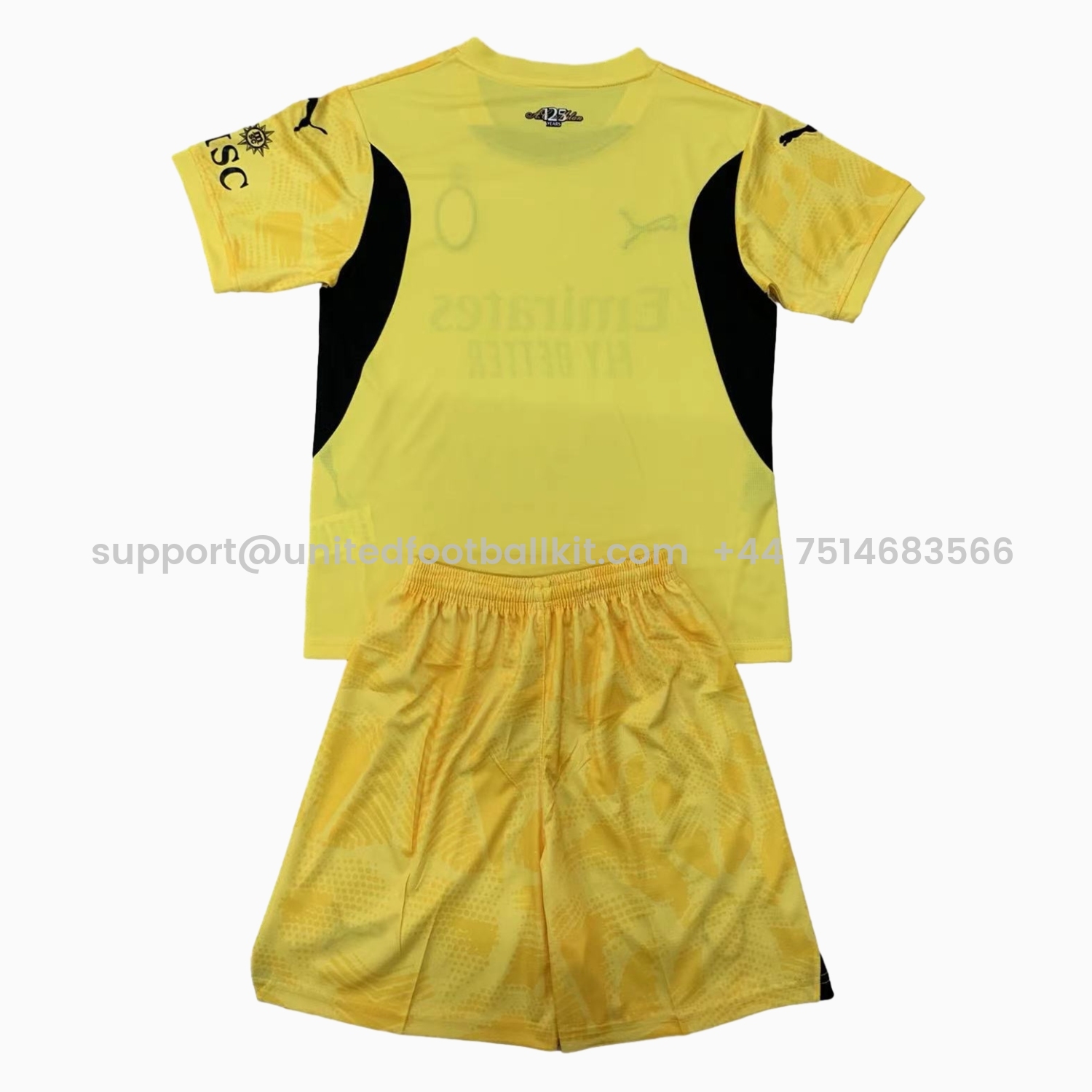 Unitedfootballkit.com | AC Milan 24-25 Yellow Goalkeeper Men's Adult Jersey Set - Fans Version -Customize Name, Number and Patch | Worldwide Shipping