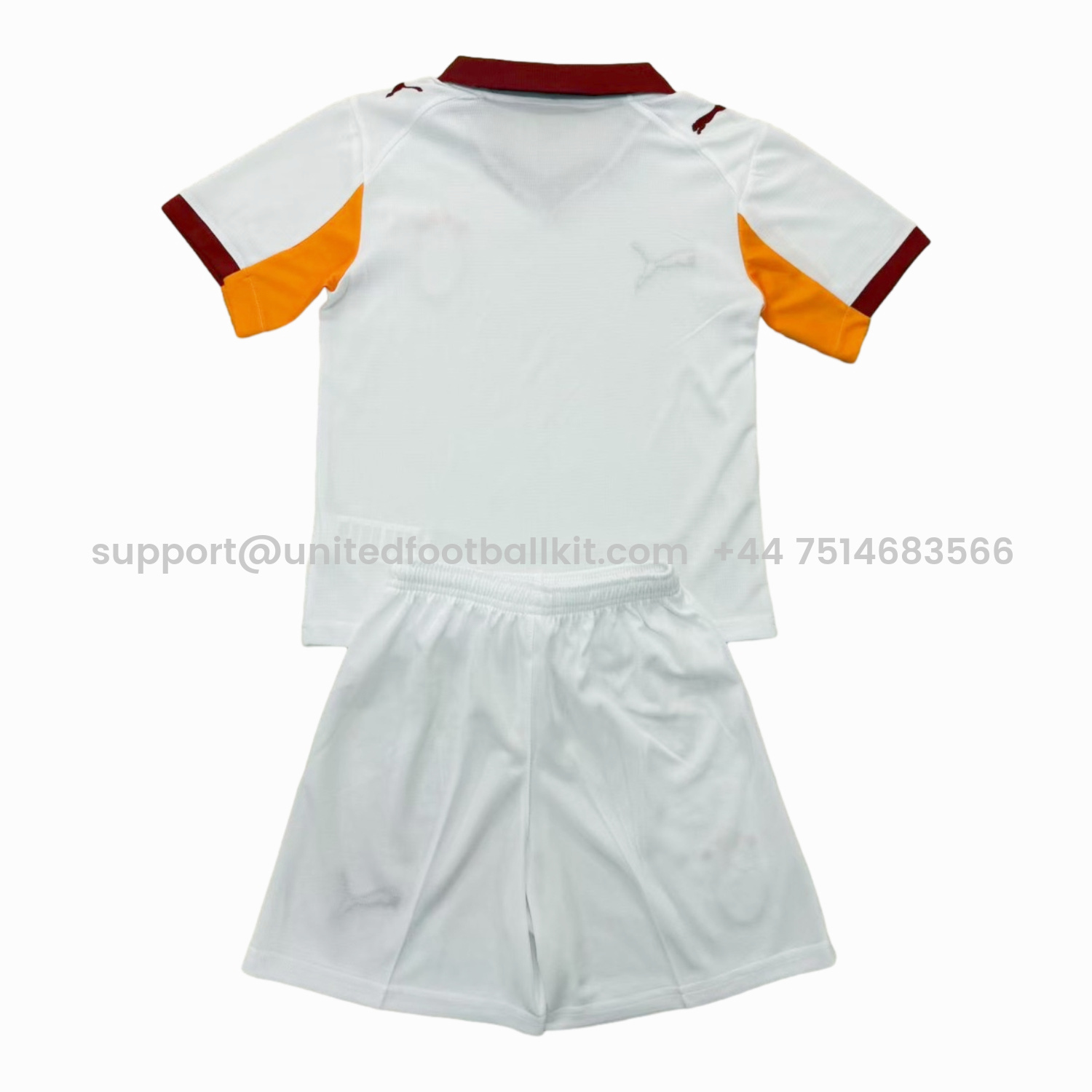 Unitedfootballkit.com | Galatasaray 25-26 Away Unsponsored Kids Kit -Customize Name, Number and Patch | Worldwide Shipping