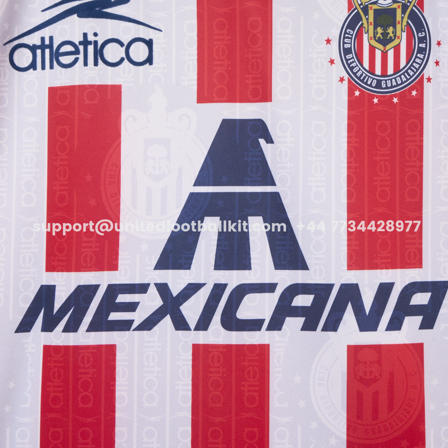 Unitedfootballkit.com | Retro Chivas de Guadalajara 1997-98 Home 2 Long Sleeves Jersey -Customize Name, Number and Patch | Worldwide Shipping