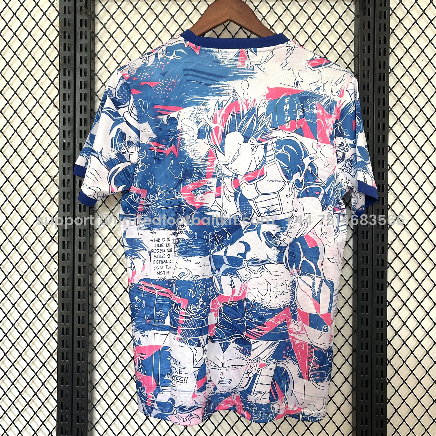 Unitedfootballkit.com | Japan 25-26 Blue Vegeta Comic Slice Special Edition Jersey - Fans Version -Customize Name, Number and Patch | Worldwide Shipping