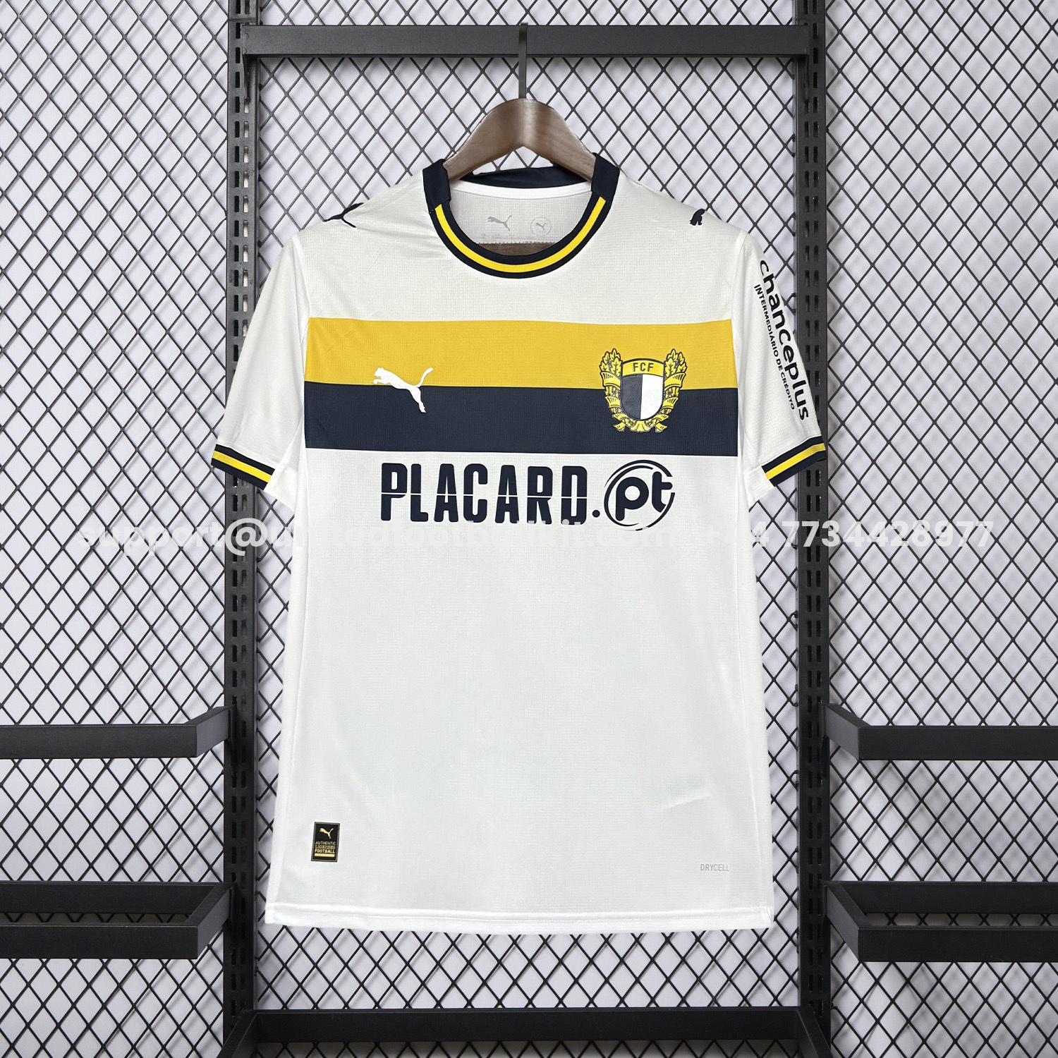 Unitedfootballkit.com | FC Famalicão 25-26 Home White Jersey - Fans Version -Customize Name, Number and Patch | Worldwide Shipping