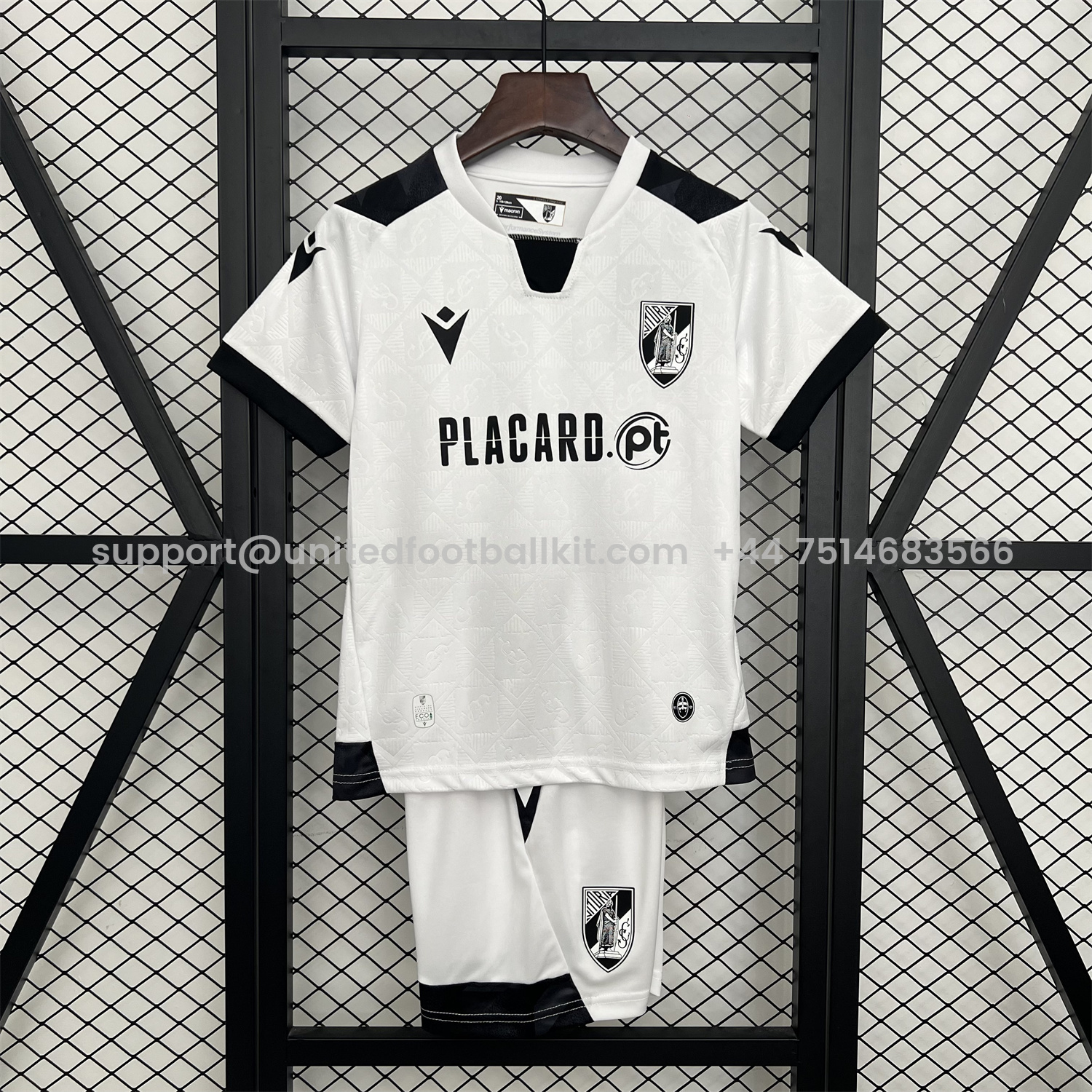 Unitedfootballkit.com | Guimarães 25-26 Home Kids Kit -Customize Name, Number and Patch | Worldwide Shipping