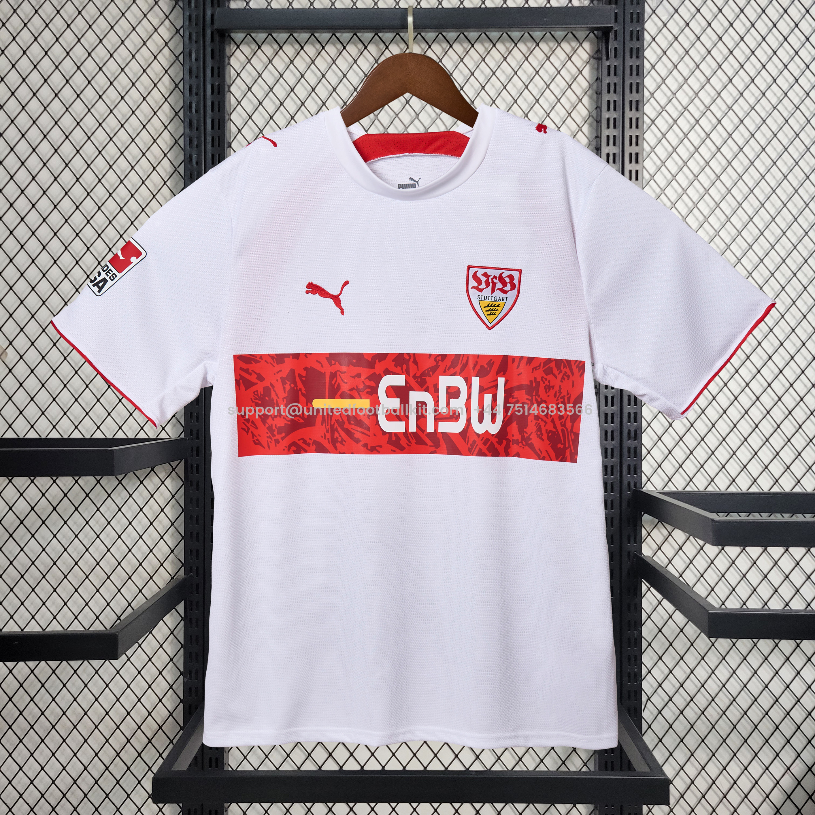 Unitedfootballkit.com | Retro Stuttgart 06-07 Home Stadium Jersey -Customize Name, Number and Patch | Worldwide Shipping